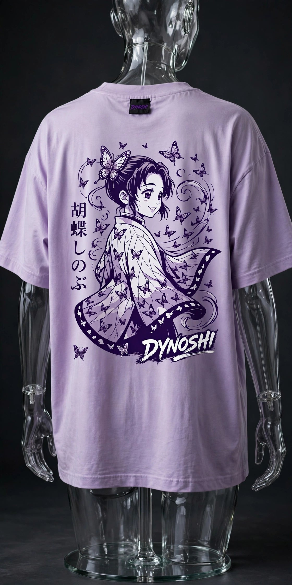 Shinobu Kocho - The Smiling Hashira - Premium Oversized Anime T-Shirt - DYNOSHI