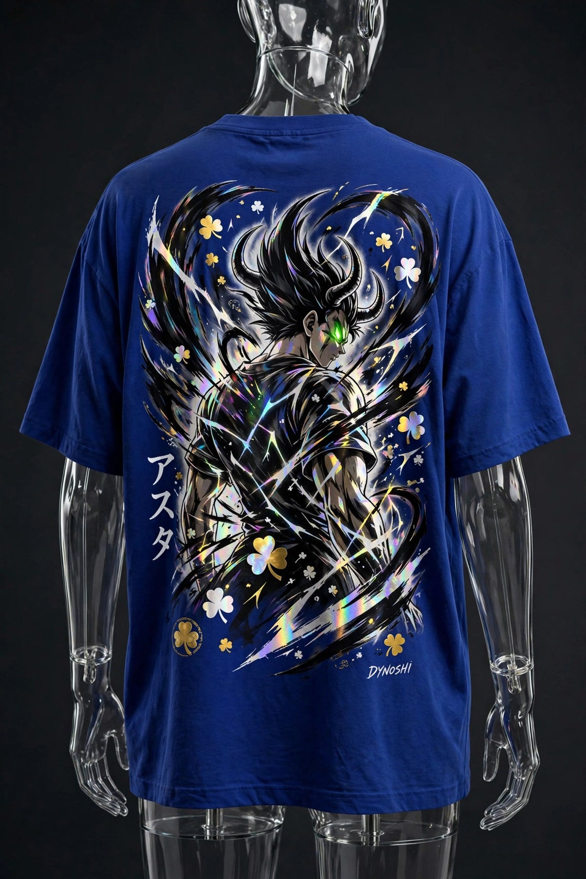 Asta - Demon Form Power Up - Premium Oversized Anime T-Shirt - DYNOSHI