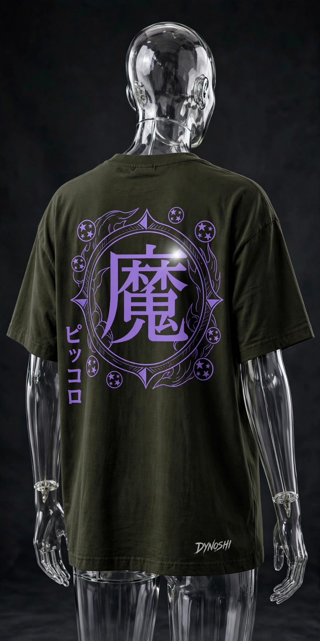 Piccolo - Demon Clan Symbol - Premium Oversized Anime T-Shirt - DYNOSHI