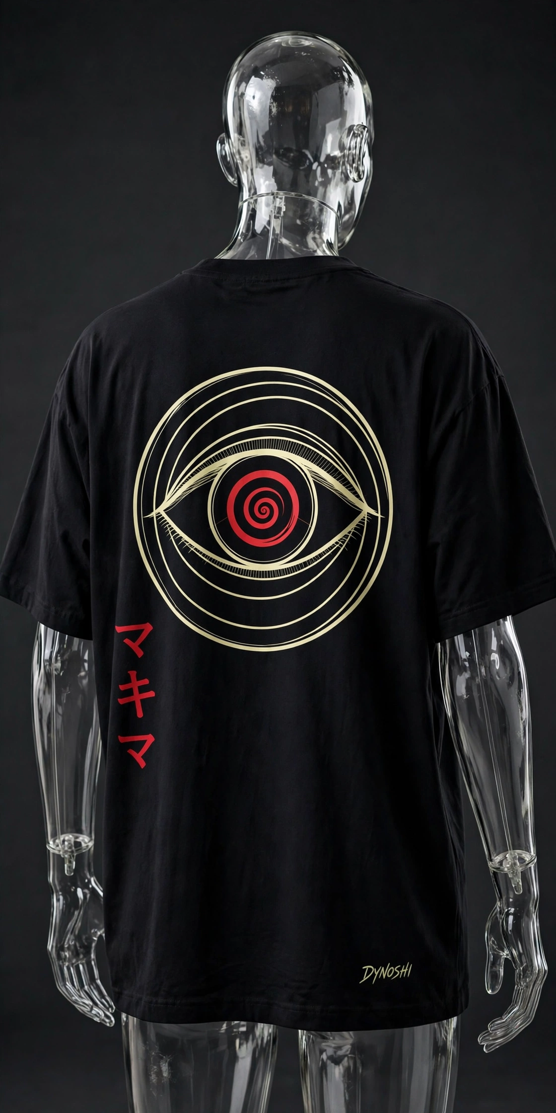 Makima - Spiral Eye Emblem - Premium Oversized Anime T-Shirt - DYNOSHI