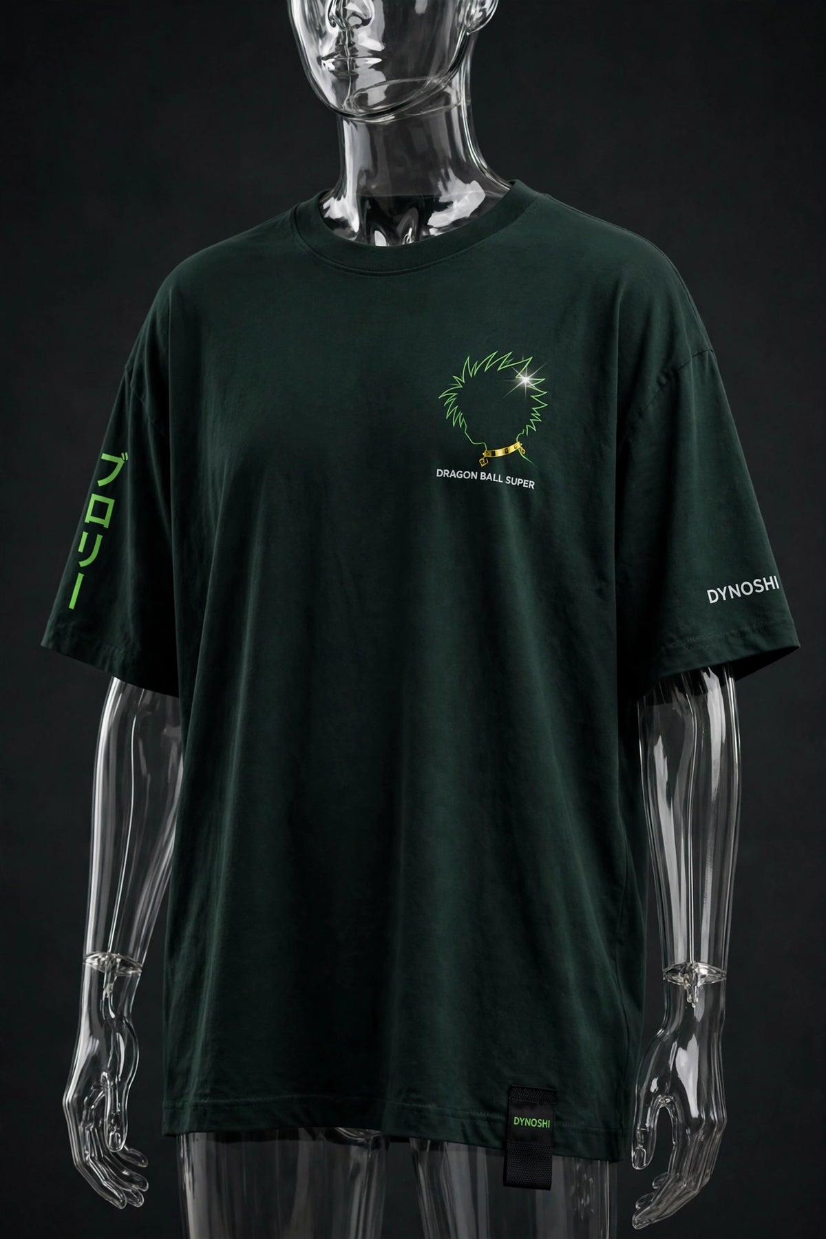 Broly - Saiyan Crest Emblem - Premium Oversized Anime T-Shirt - DYNOSHI