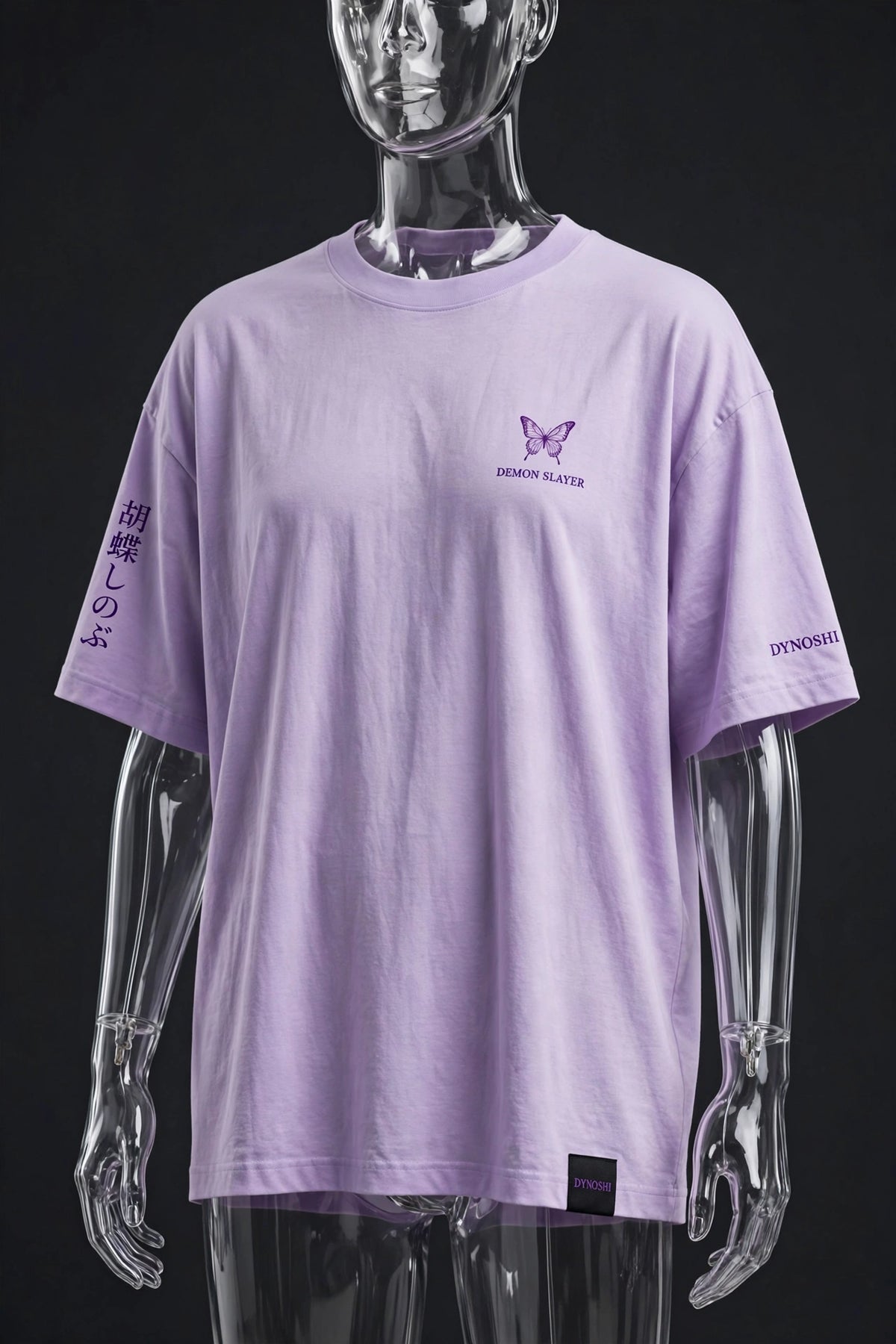 Shinobu Kocho - Violet Moon - Premium Oversized Anime T-Shirt - DYNOSHI
