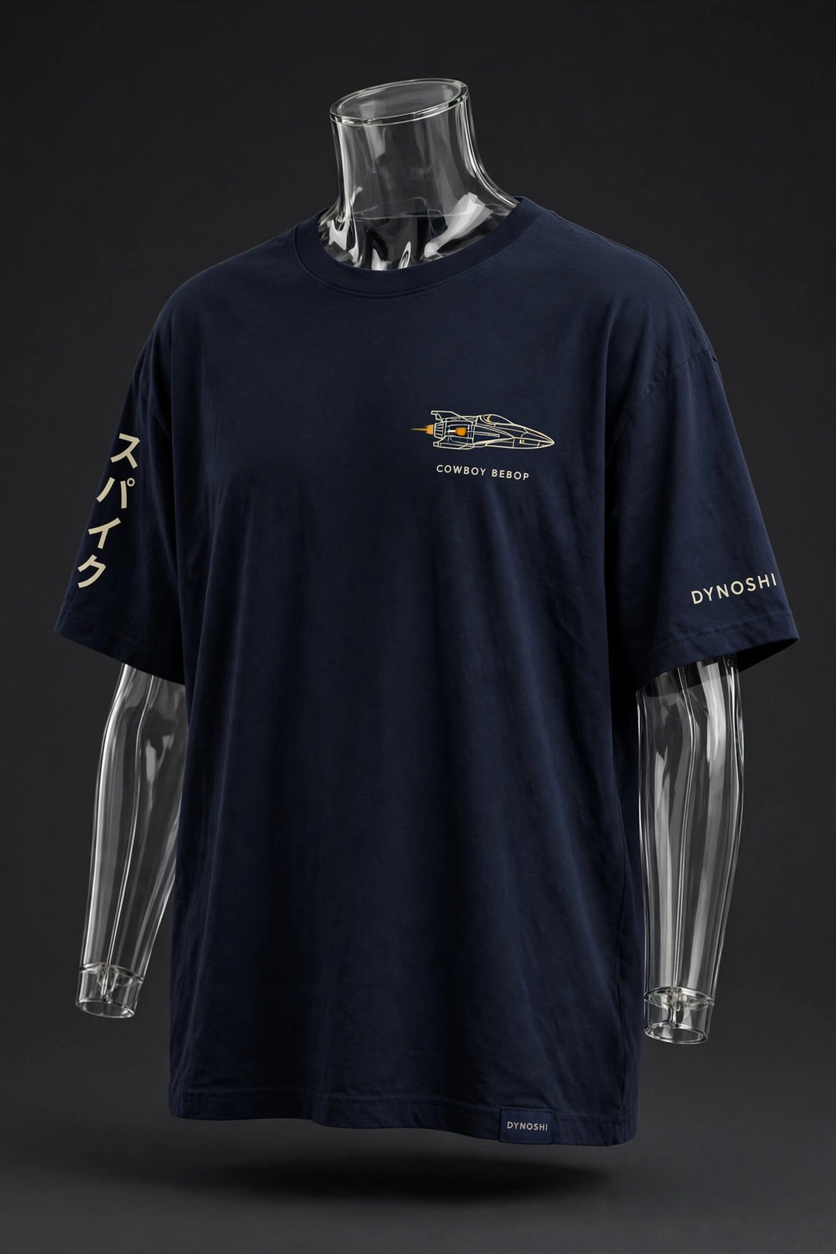 Spike Spiegel - Mars Gunfight - Premium Oversized Anime T-Shirt - DYNOSHI