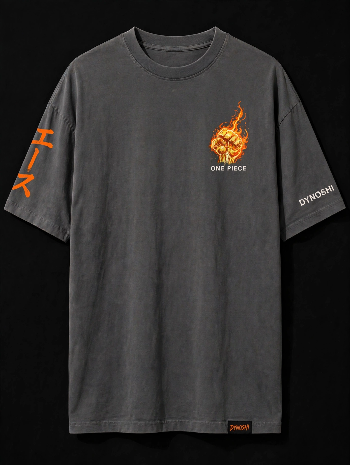 Portgas D. Ace - Premium Oversized Anime T-Shirt - DYNOSHI