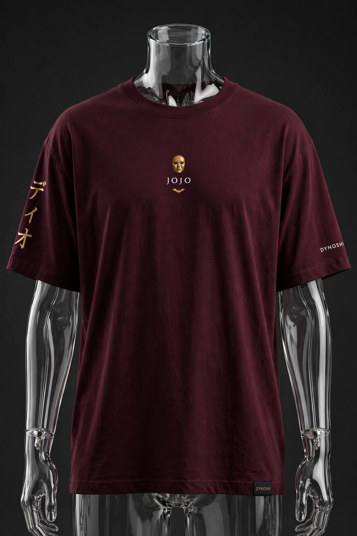 Dio Brando - Stone Mask Crest - Premium Oversized Anime T-Shirt - DYNOSHI