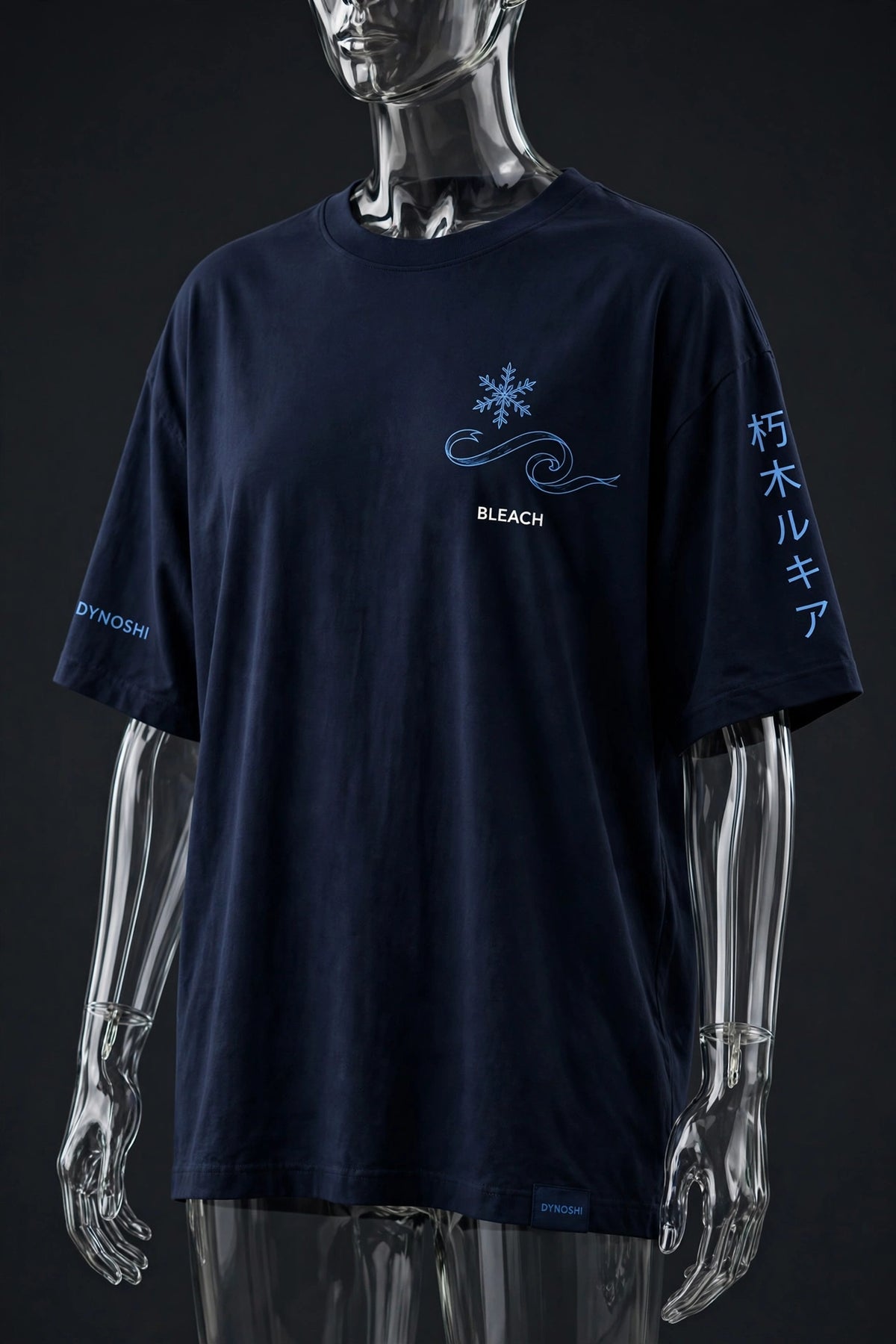 Rukia - Ice Blade Dance - Premium Oversized Anime T-Shirt - DYNOSHI