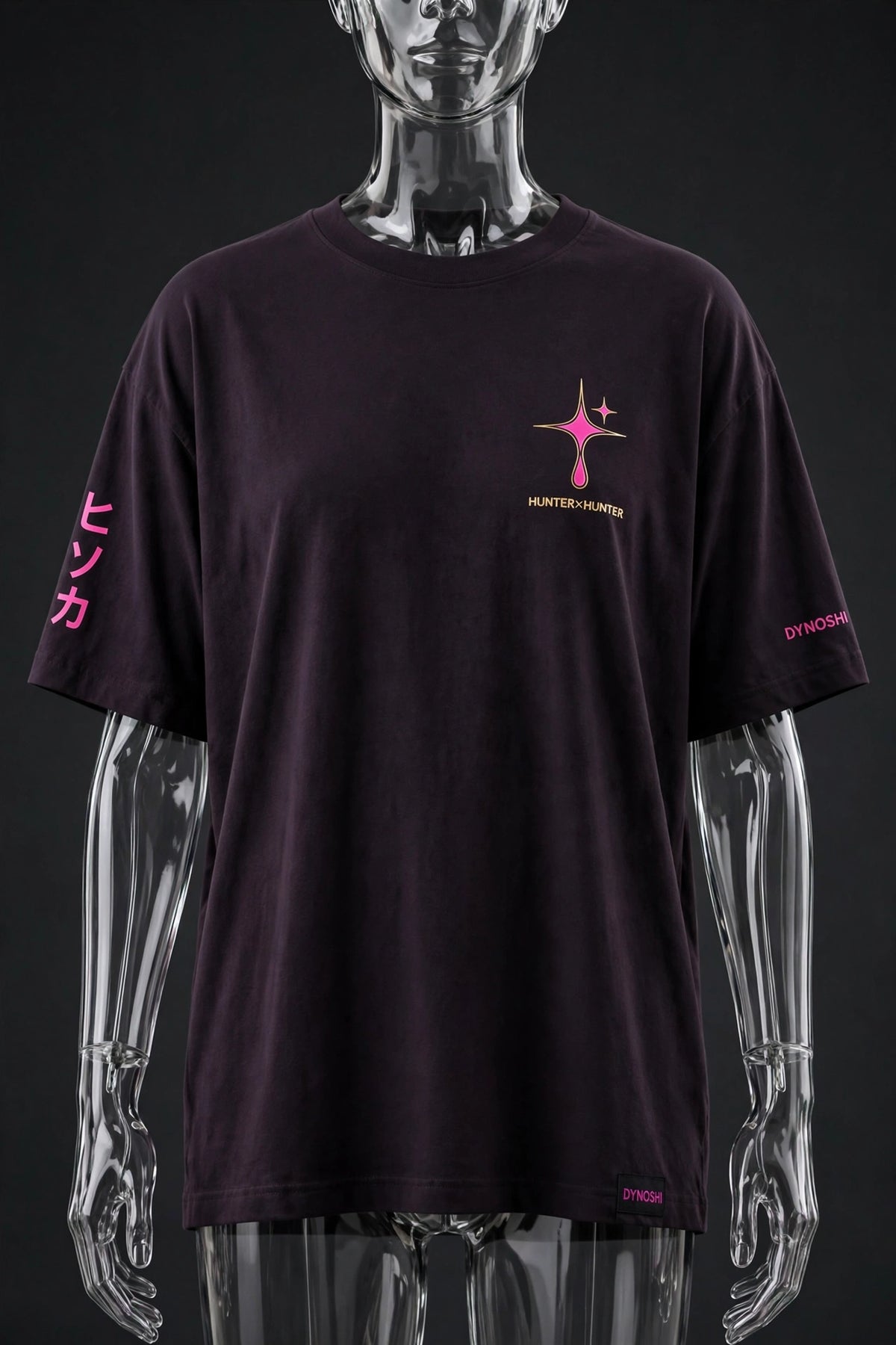 Hisoka Morow - Moonlit Dealer Silhouette - Premium Oversized Anime T-Shirt - DYNOSHI