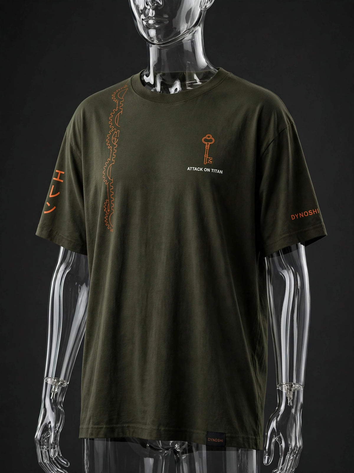 Eren Yeager - Steam Vortex Stance - Premium Oversized Anime T-Shirt - DYNOSHI