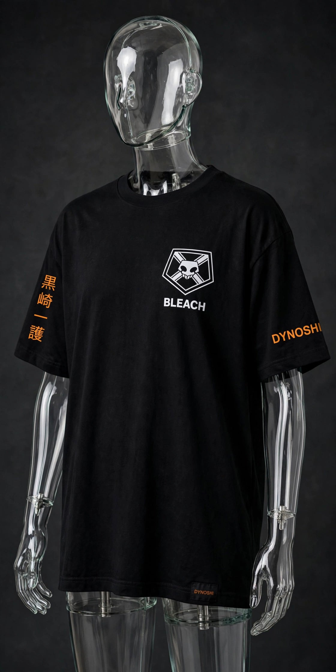 Ichigo Kurosaki - Soul Reaper Crest - Premium Oversized Anime T-Shirt - DYNOSHI