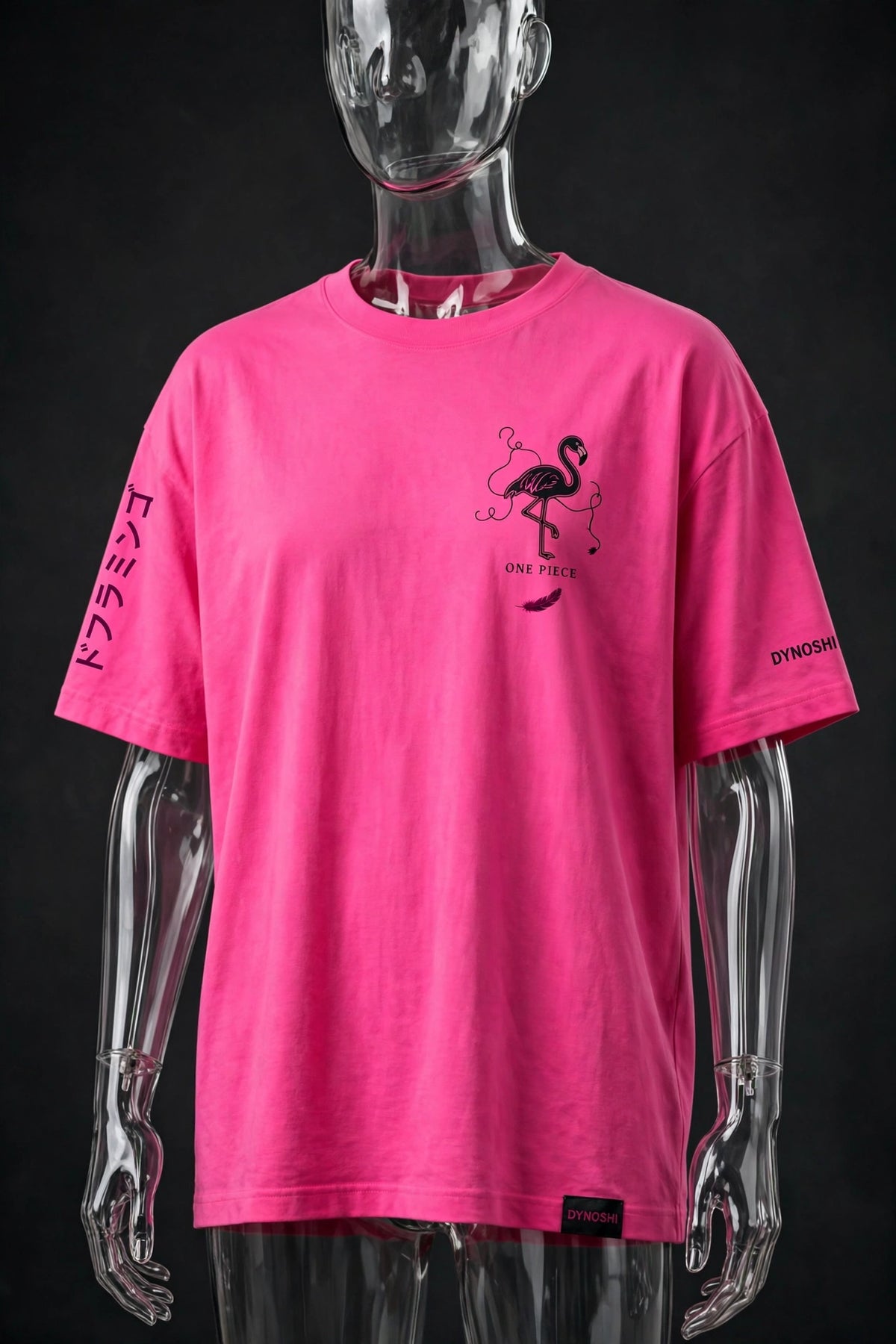 Donquixote Doflamingo - Flamingo Rider Chibi - Premium Oversized Anime T-Shirt - DYNOSHI