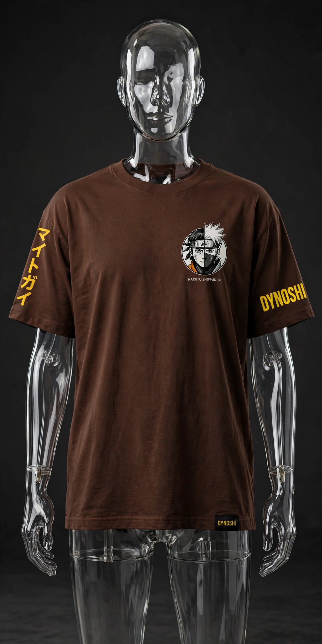 Might Guy - Eternal Rivals Duo - Premium Oversized Anime T-Shirt - DYNOSHI