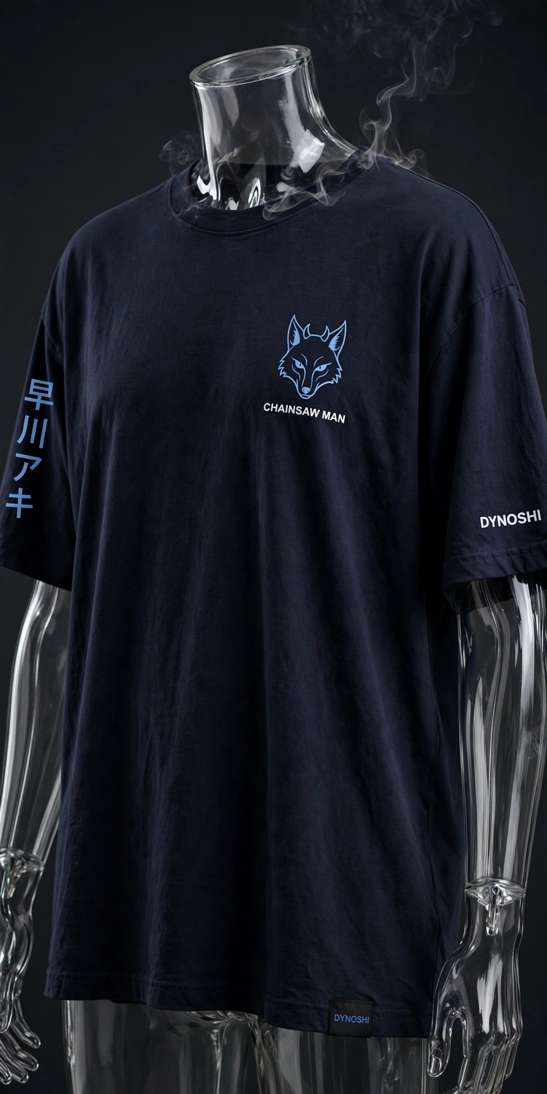 Aki Hayakawa - Hunter's Gaze Portrait - Premium Oversized Anime T-Shirt - DYNOSHI