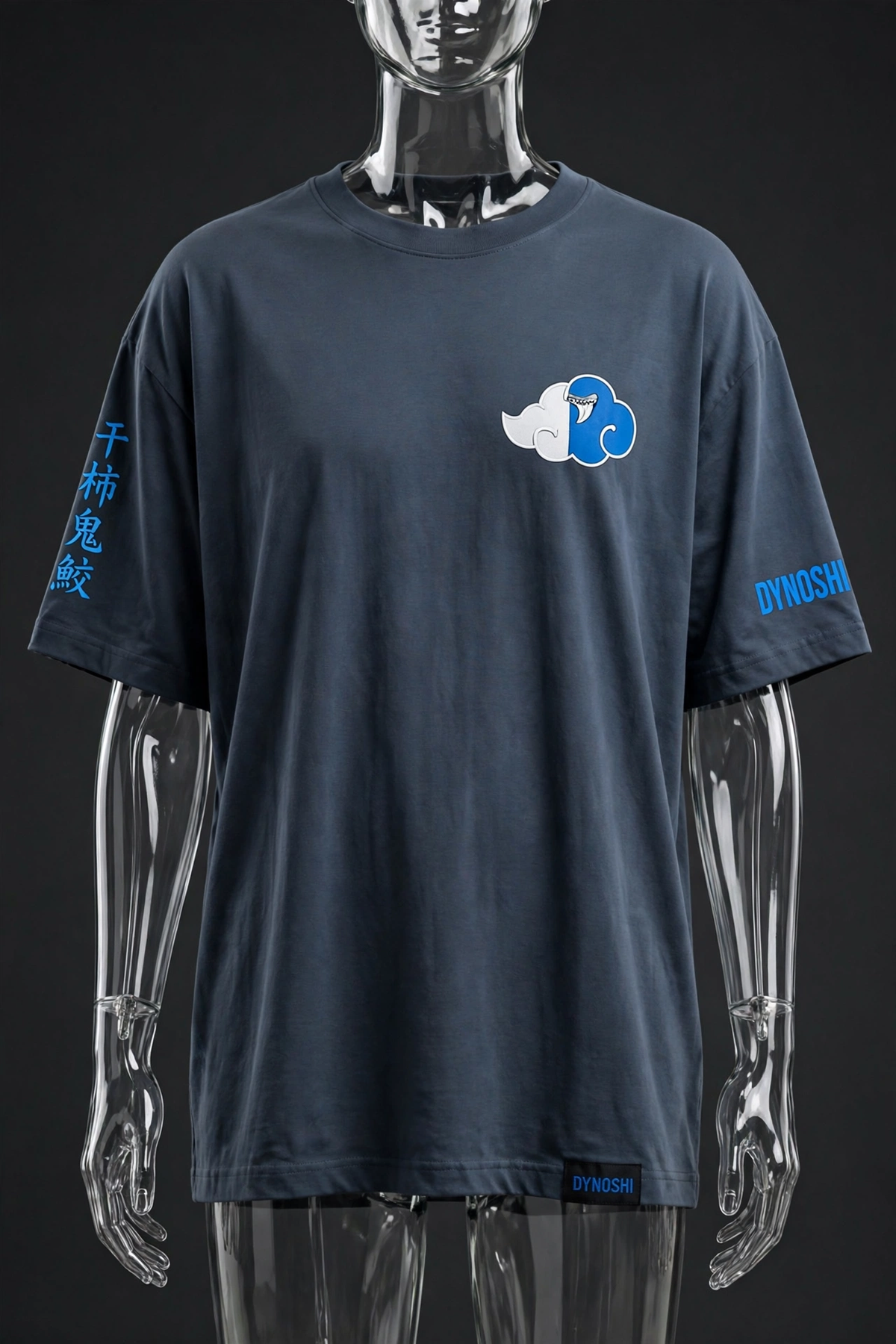 Kisame Hoshigaki - Akatsuki Duo - Premium Oversized Anime T-Shirt - DYNOSHI