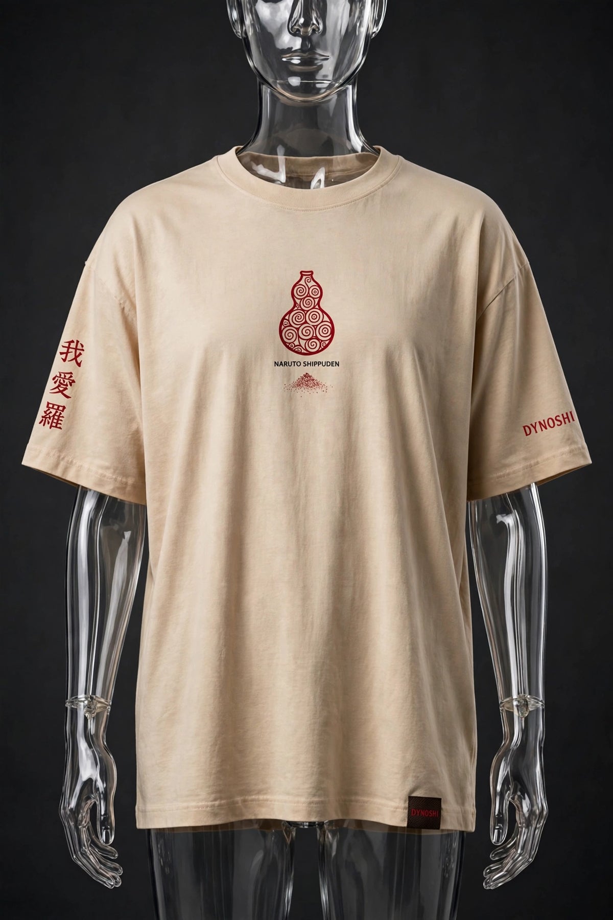 Gaara - Chibi Sand Rider - Premium Oversized Anime T-Shirt - DYNOSHI