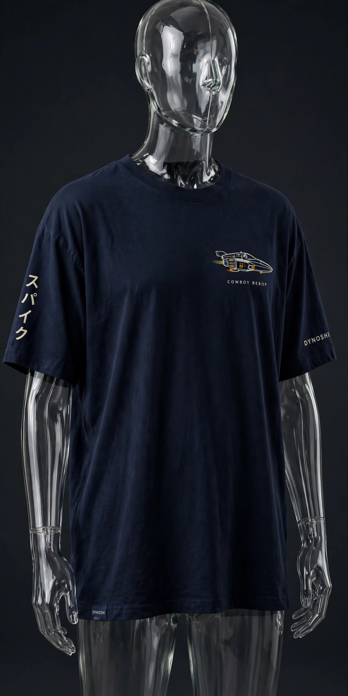 Spike Spiegel - Chibi Swordfish - Premium Oversized Anime T-Shirt - DYNOSHI