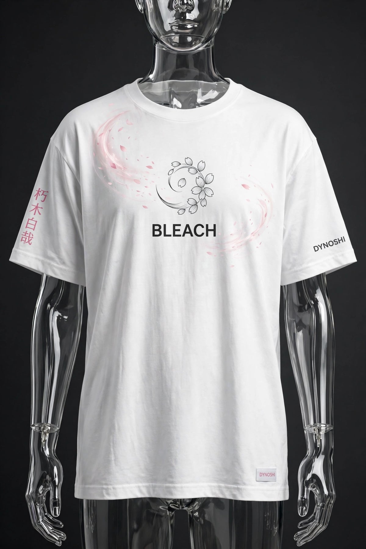 Byakuya Kuchiki - Petal Ascension - Premium Oversized Anime T-Shirt - DYNOSHI
