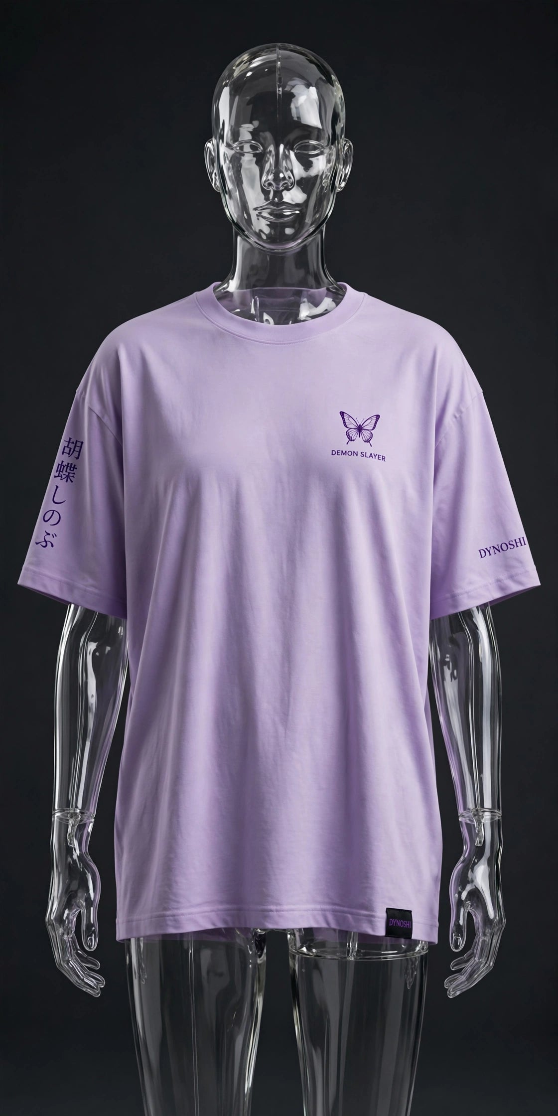 Shinobu Kocho - Butterfly Crest - Premium Oversized Anime T-Shirt - DYNOSHI