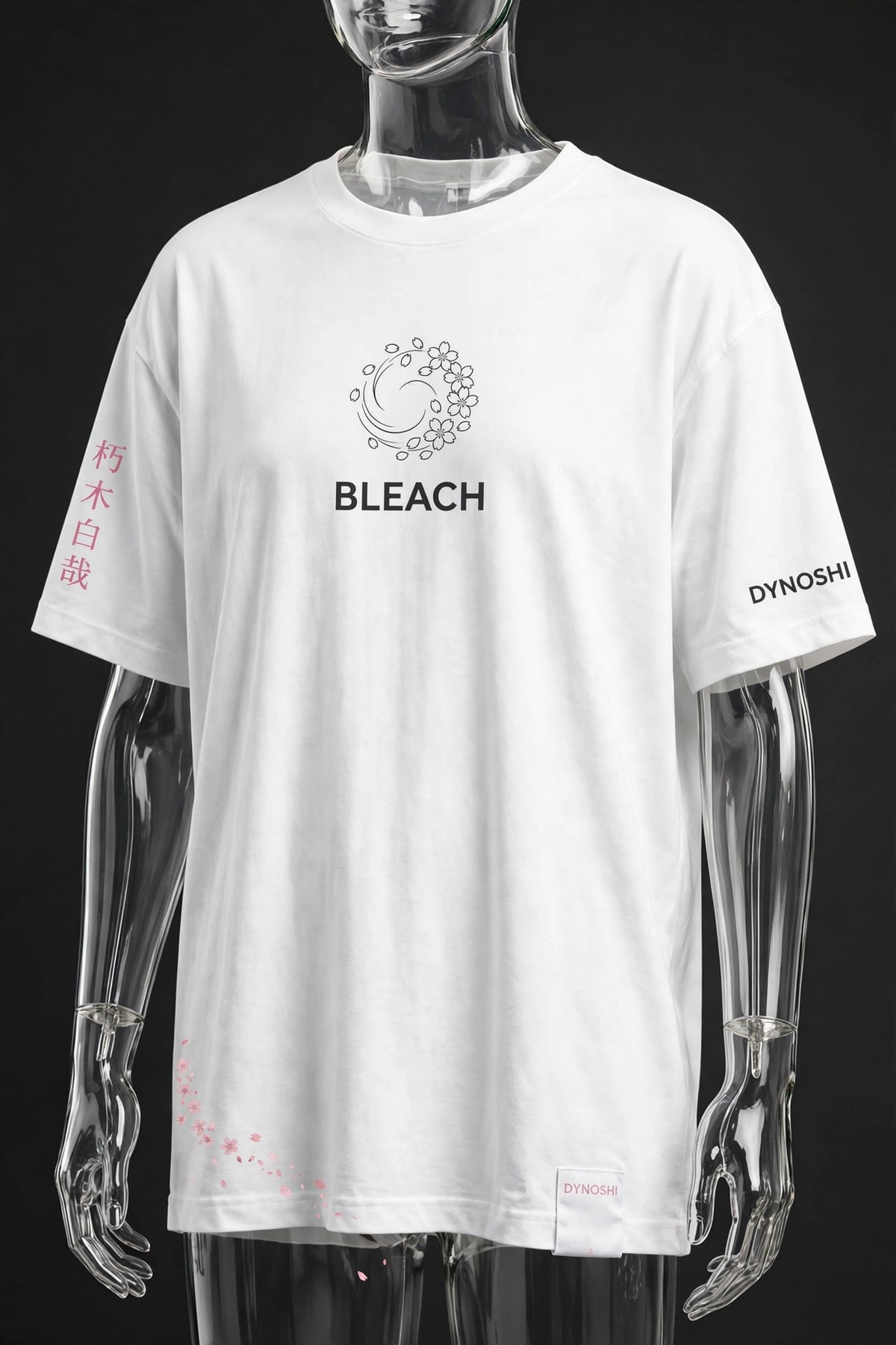 Byakuya Kuchiki - Petal Rider Chibi - Premium Oversized Anime T-Shirt - DYNOSHI