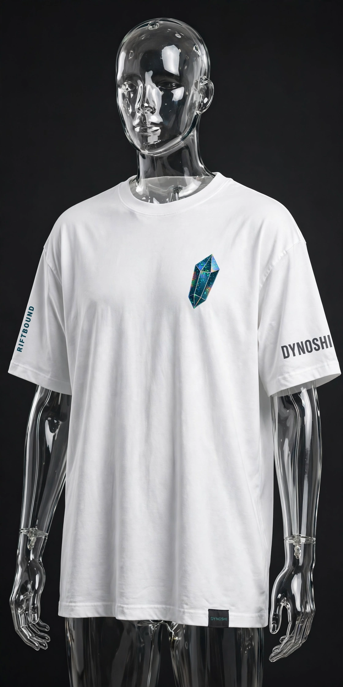 Eira - The Crystals Remember Mantra - Premium Oversized Anime T-Shirt - DYNOSHI