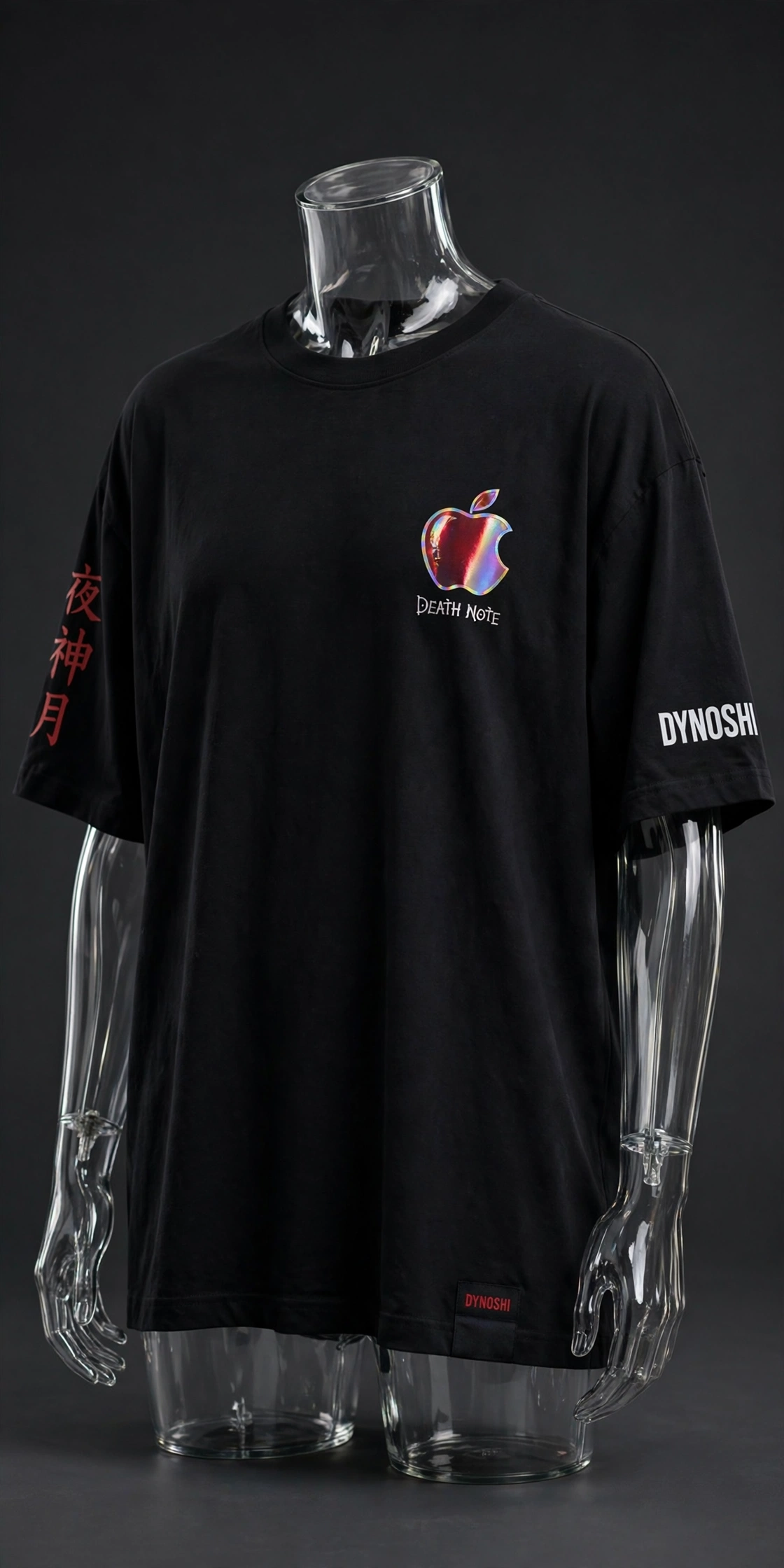 Light Yagami - I Am Justice Mantra - Premium Oversized Anime T-Shirt - DYNOSHI