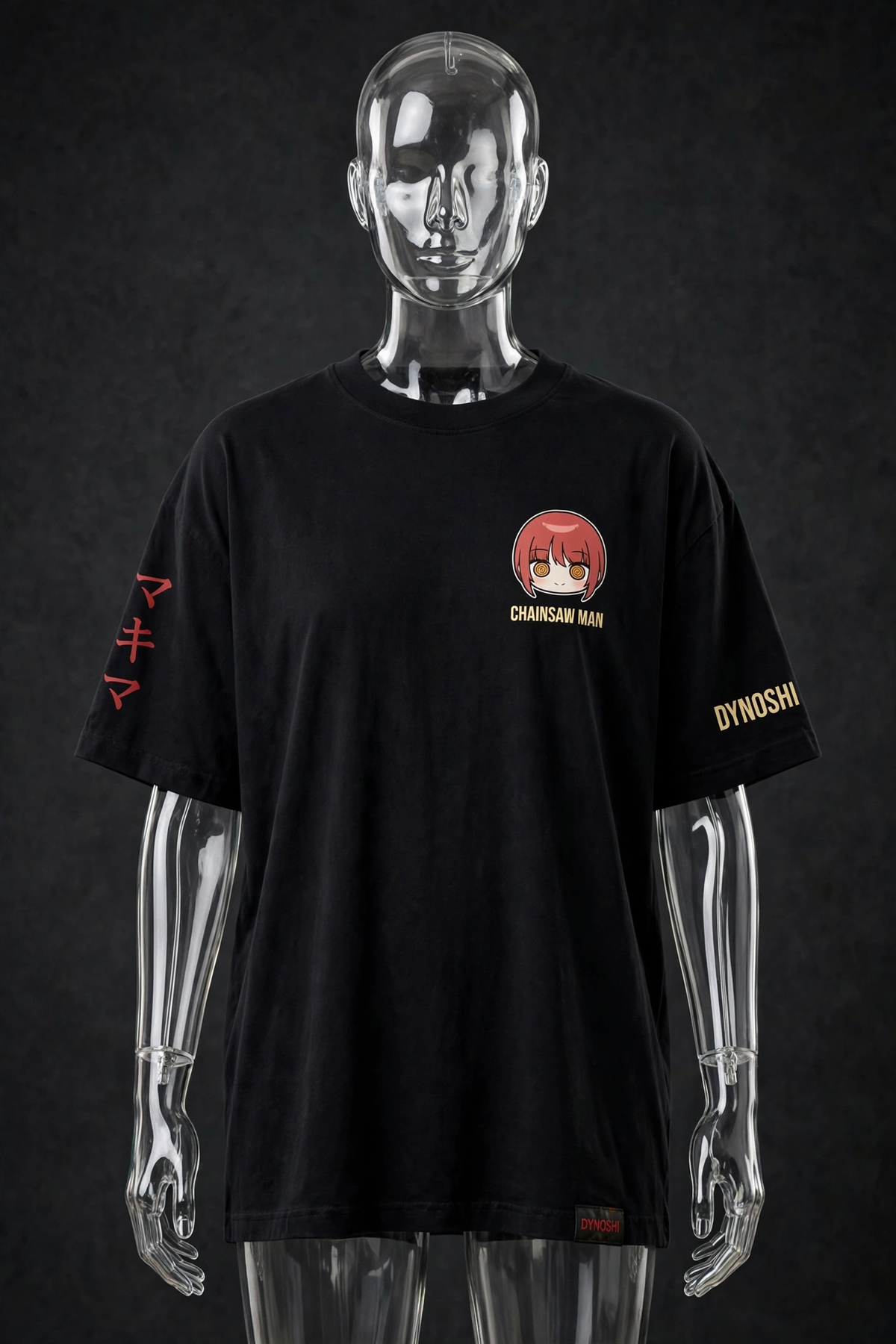 Makima - Chibi Controller - Premium Oversized Anime T-Shirt - DYNOSHI