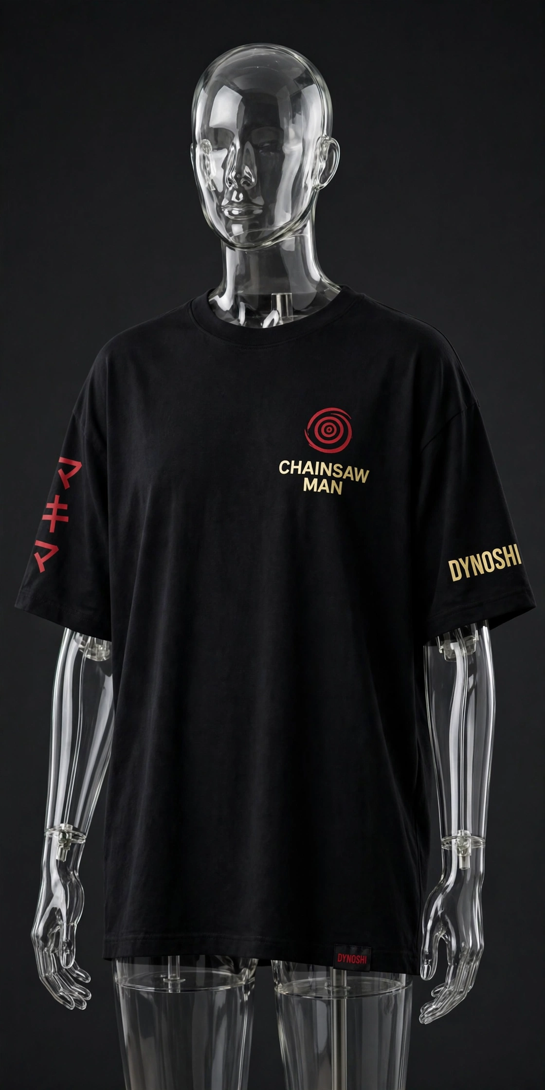 Makima - Enigmatic Control Devil Portrait - Premium Oversized Anime T-Shirt - DYNOSHI