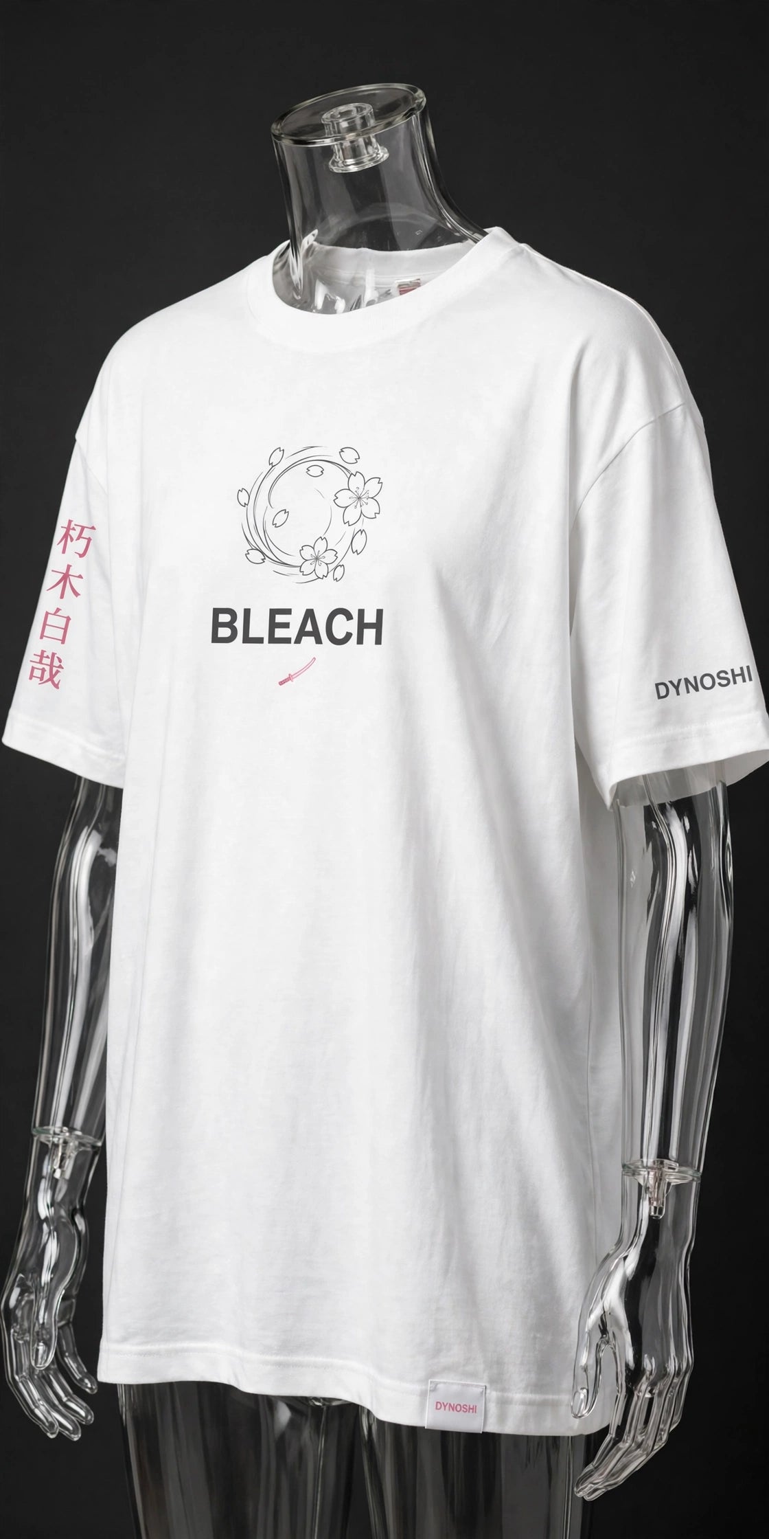 Byakuya Kuchiki - Blossom Blade Monument - Premium Oversized Anime T-Shirt - DYNOSHI