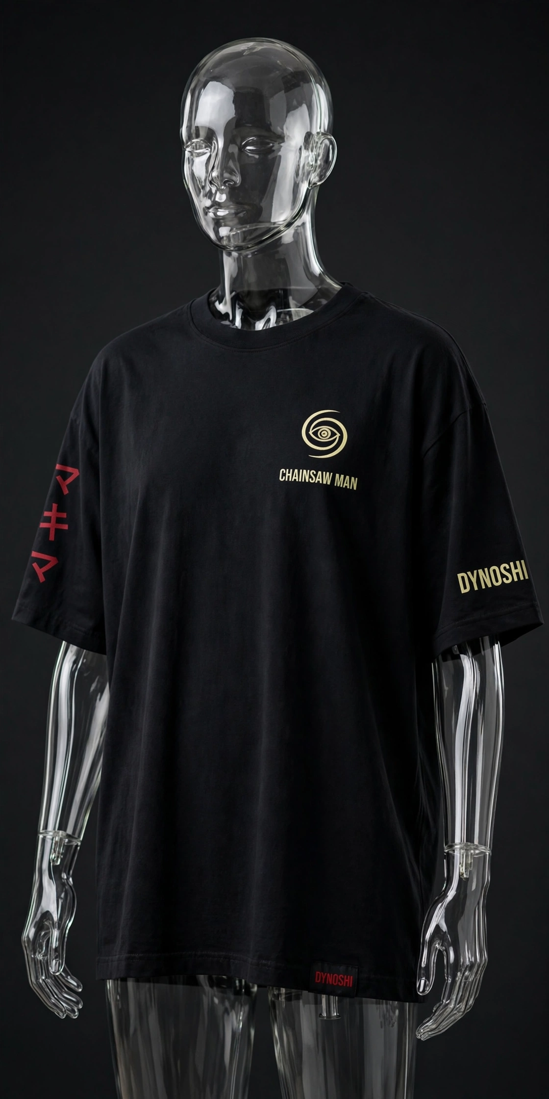 Makima - Spiral Eye Emblem - Premium Oversized Anime T-Shirt - DYNOSHI