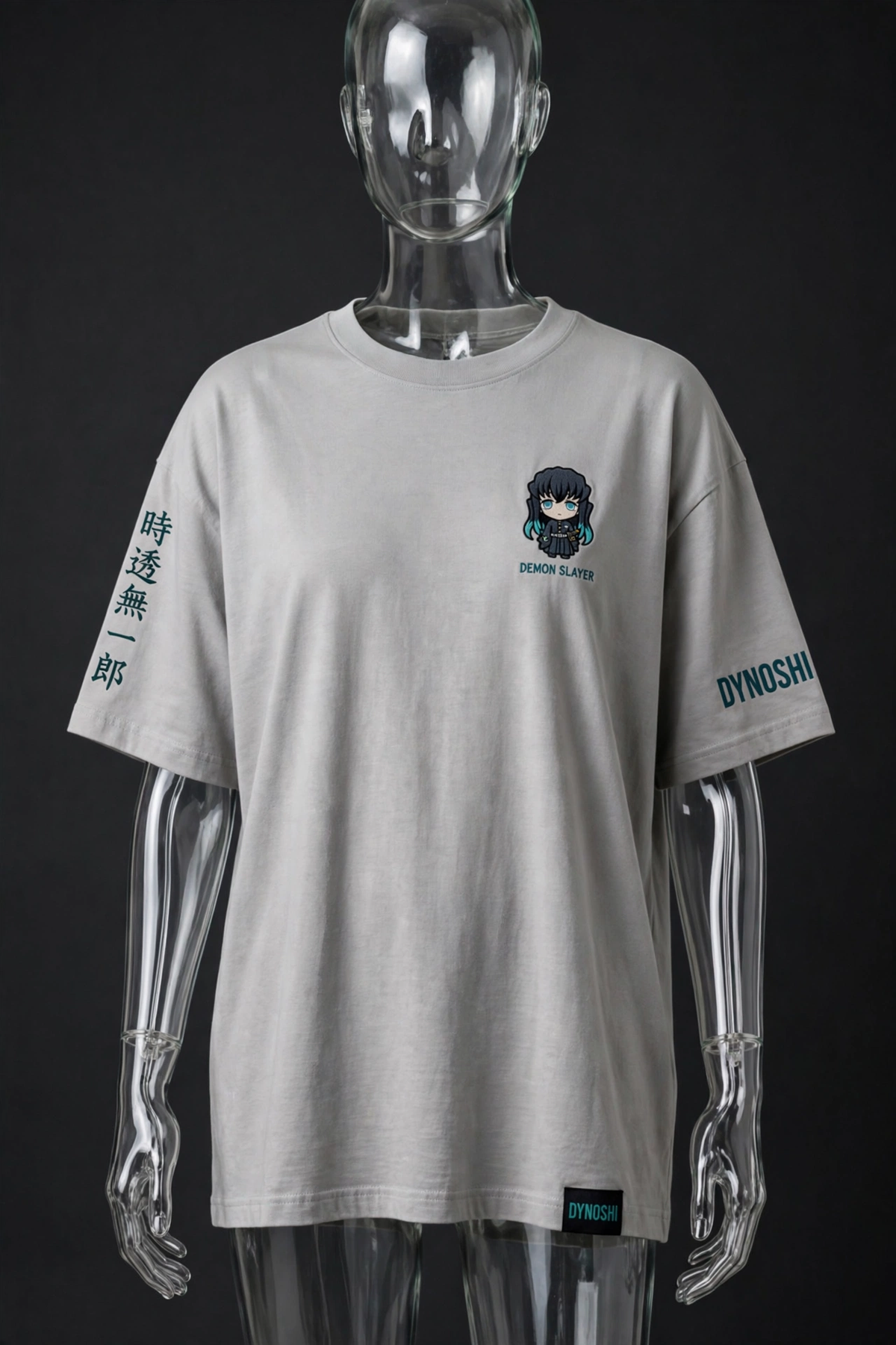 Muichiro Tokito - Mist Chibi - Premium Oversized Anime T-Shirt - DYNOSHI