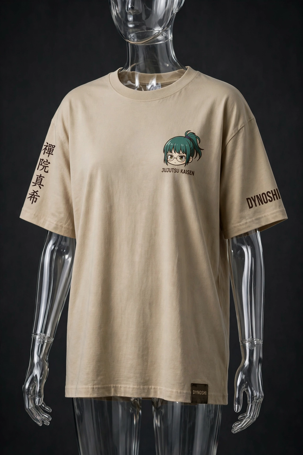 Maki Zenin - Chibi Weapon Master - Premium Oversized Anime T-Shirt - DYNOSHI