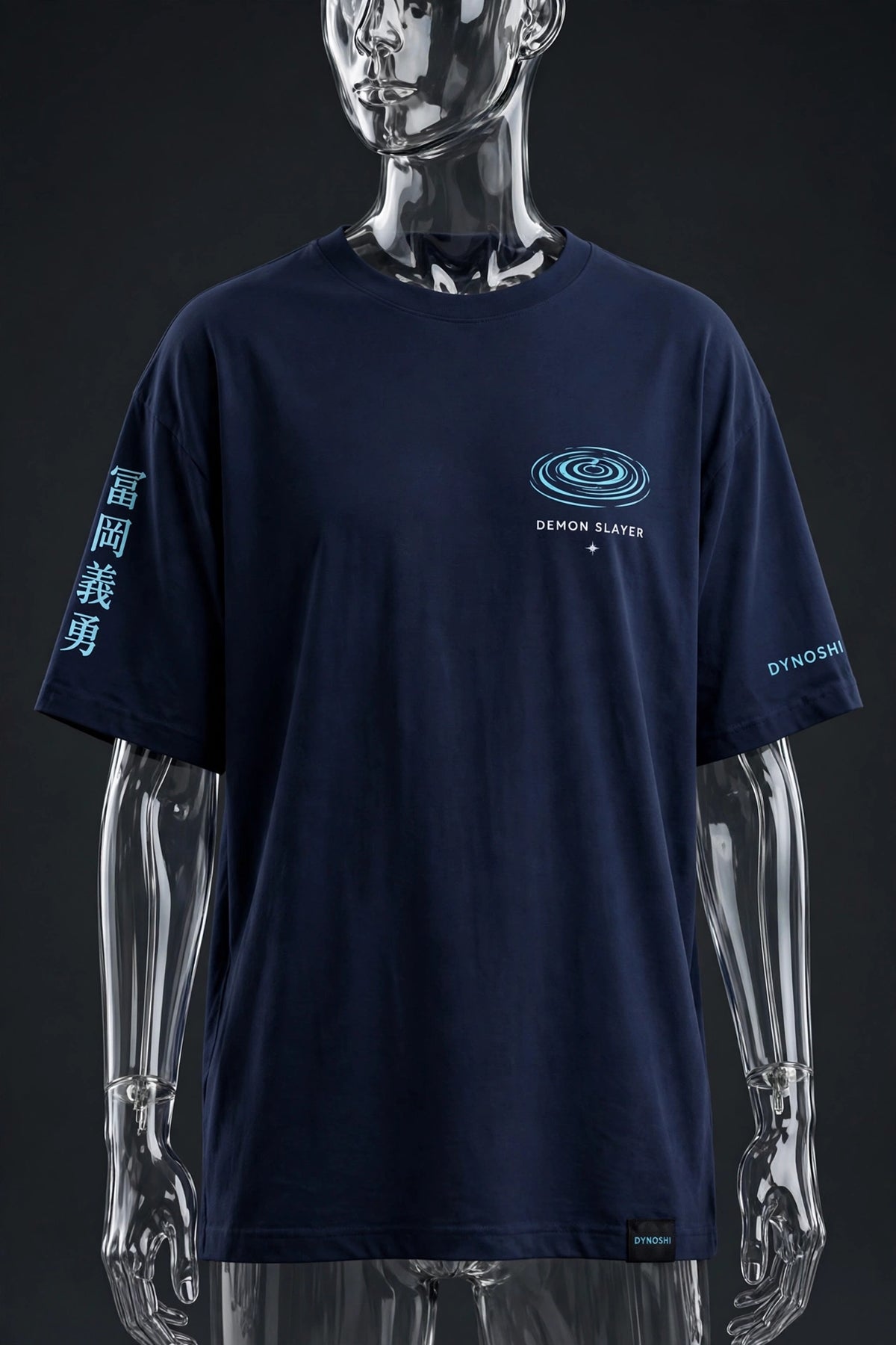 Giyu Tomioka - Water Pillar Triumph - Premium Oversized Anime T-Shirt - DYNOSHI