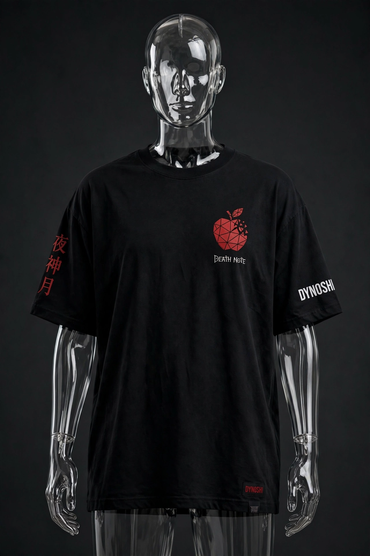Light Yagami - Shinigami Wings Silhouette - Premium Oversized Anime T-Shirt - DYNOSHI