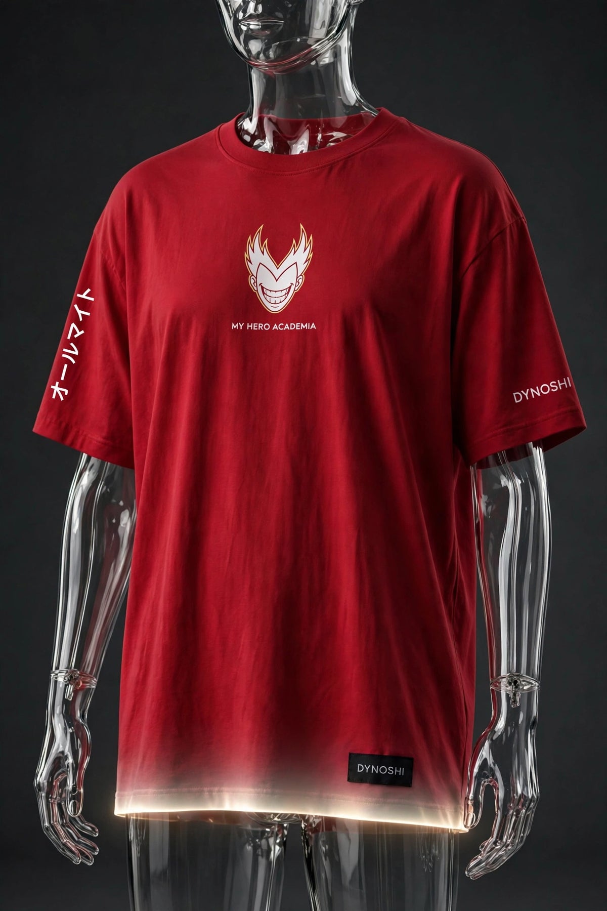 All Might - Dawn Guardian Silhouette - Premium Oversized Anime T-Shirt - DYNOSHI