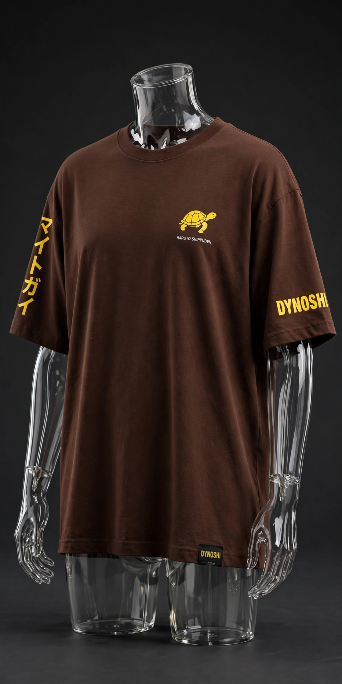 Might Guy - Turtle Spirit Emblem - Premium Oversized Anime T-Shirt - DYNOSHI