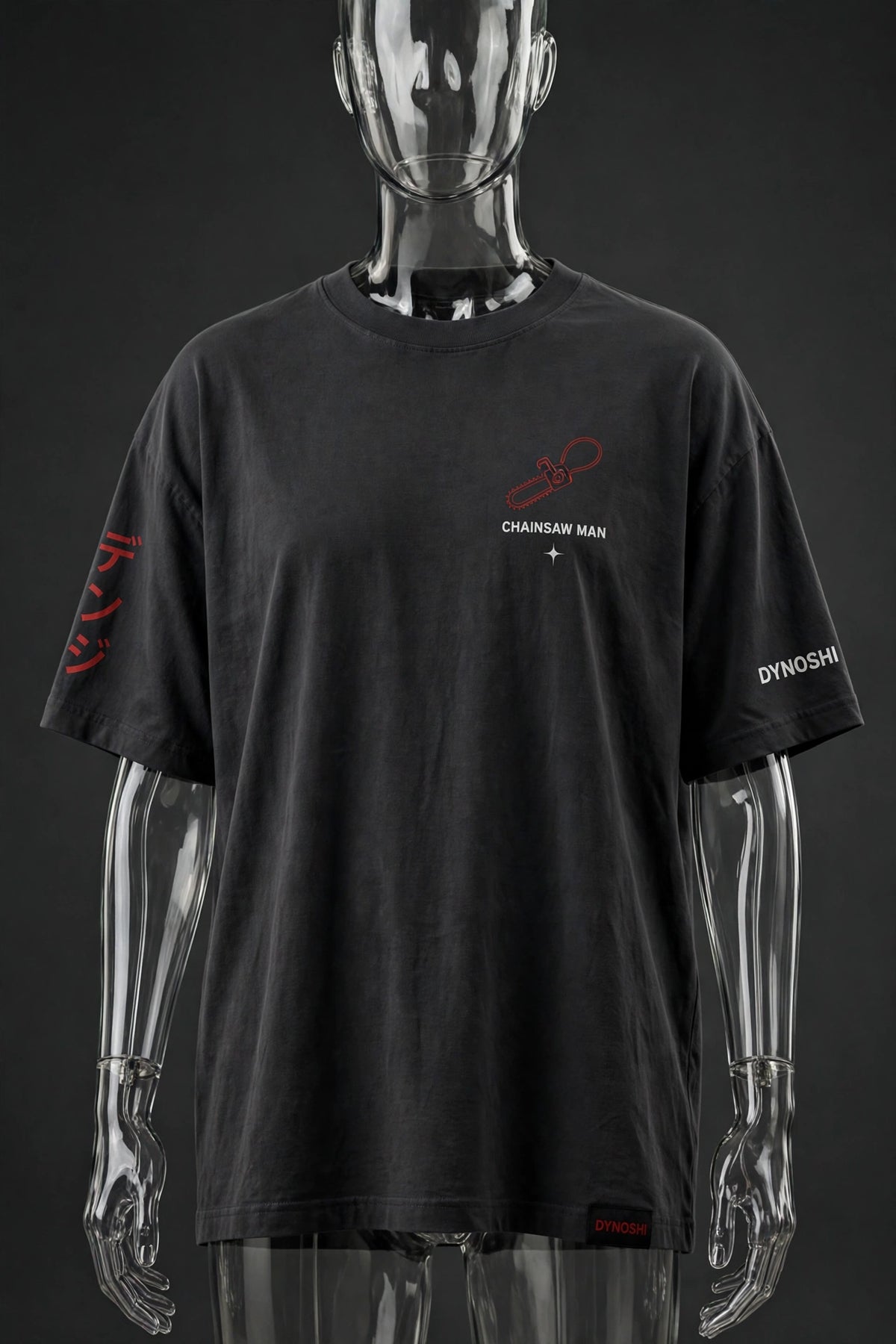 Denji - Pull Cord Monument - Premium Oversized Anime T-Shirt - DYNOSHI