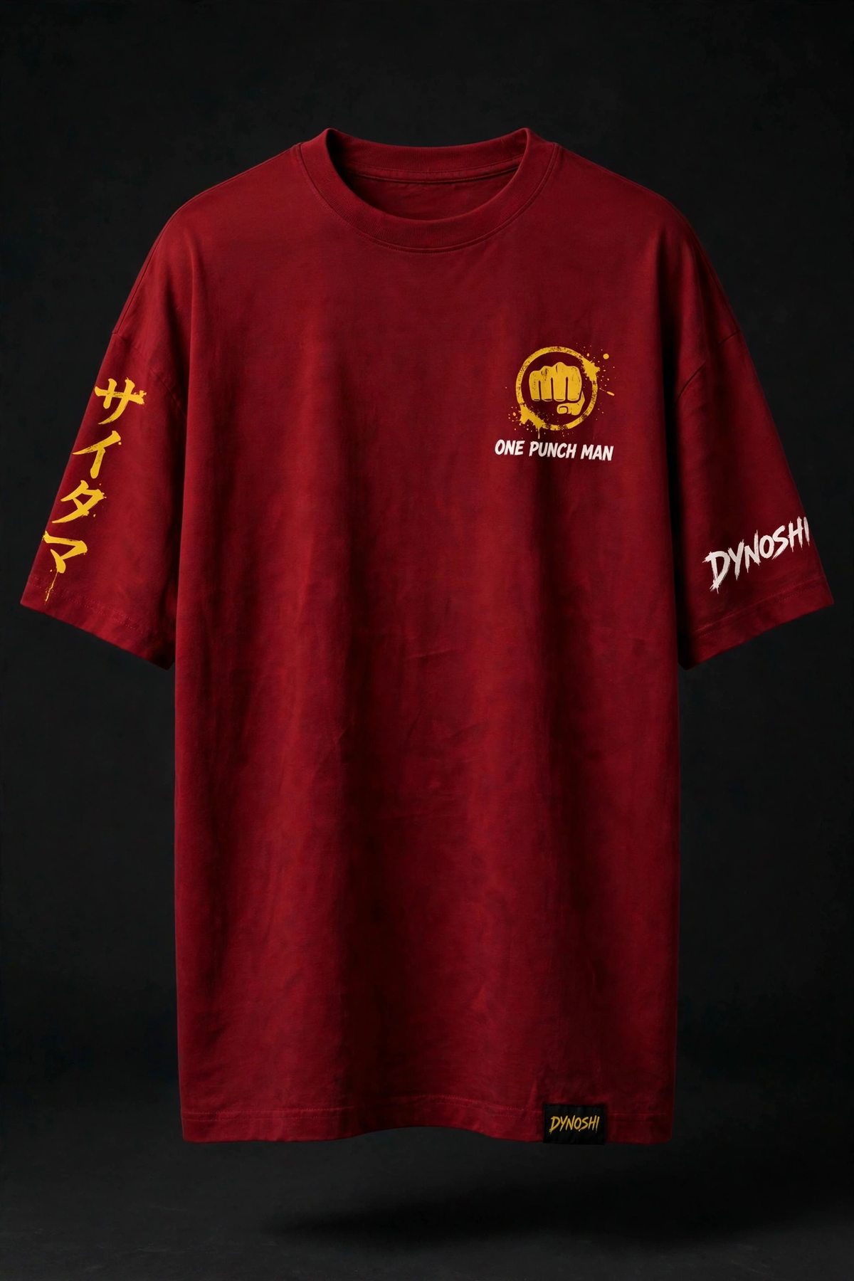 Saitama - Premium Oversized Anime T-Shirt - DYNOSHI