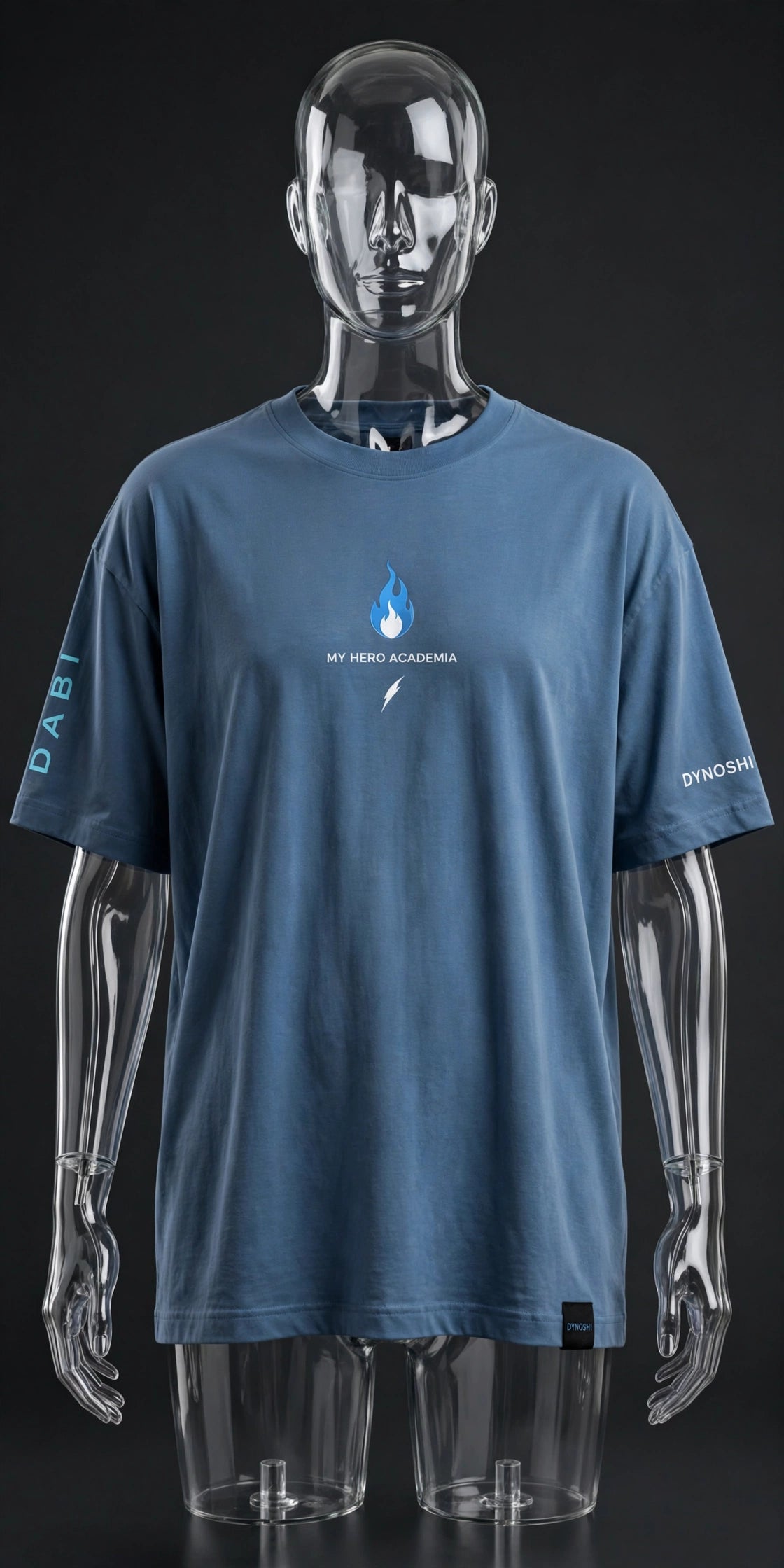 Dabi - Flame Spiral Stance - Premium Oversized Anime T-Shirt - DYNOSHI
