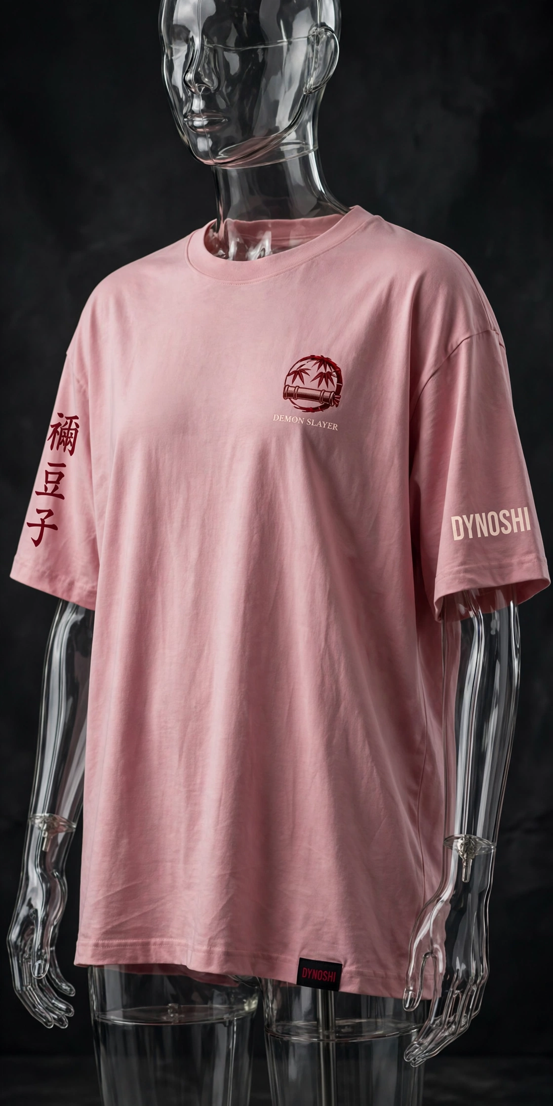 Nezuko Kamado - Muzzle Sakura Splash - Premium Oversized Anime T-Shirt - DYNOSHI