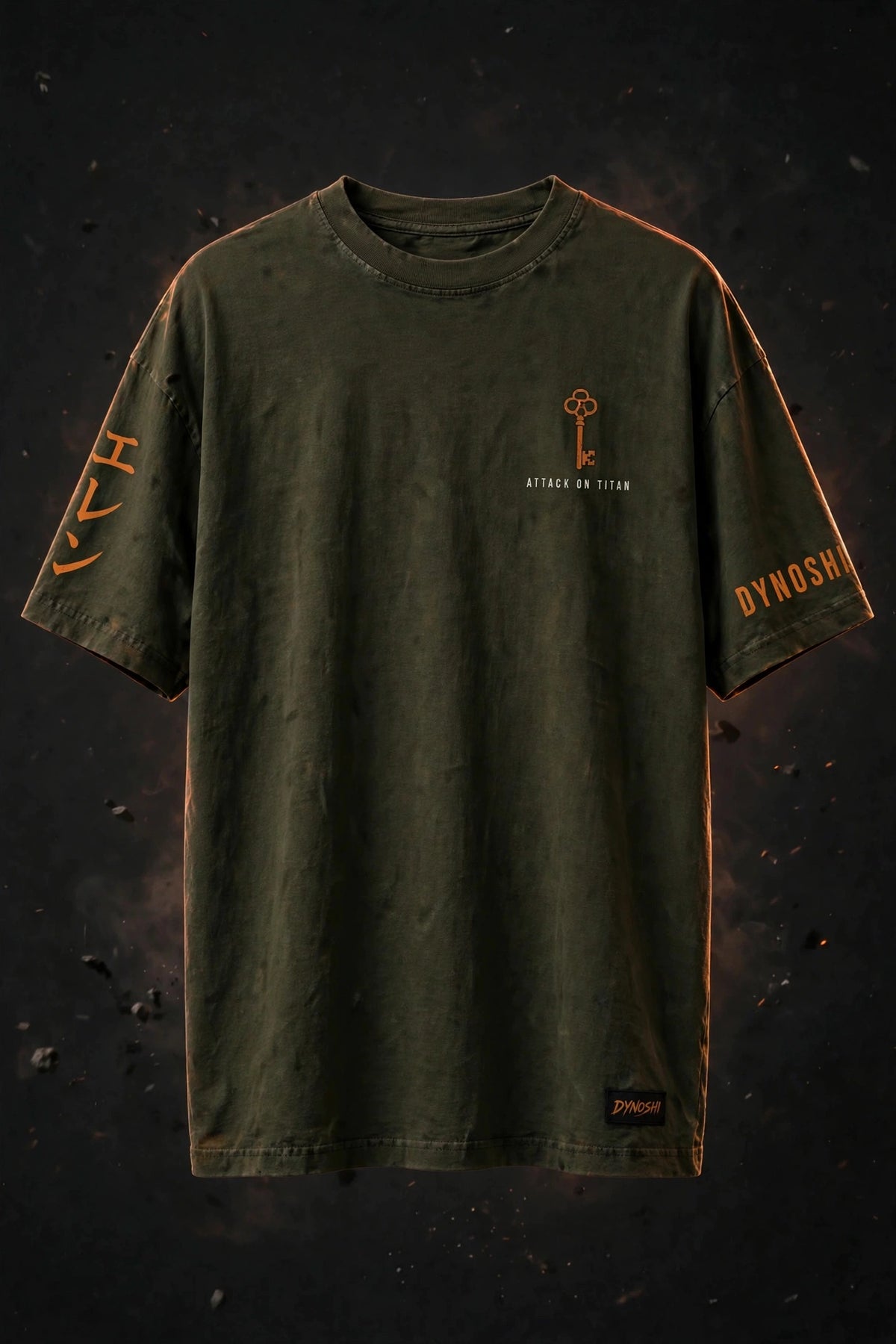 Eren Yeager - Premium Oversized Anime T-Shirt - DYNOSHI