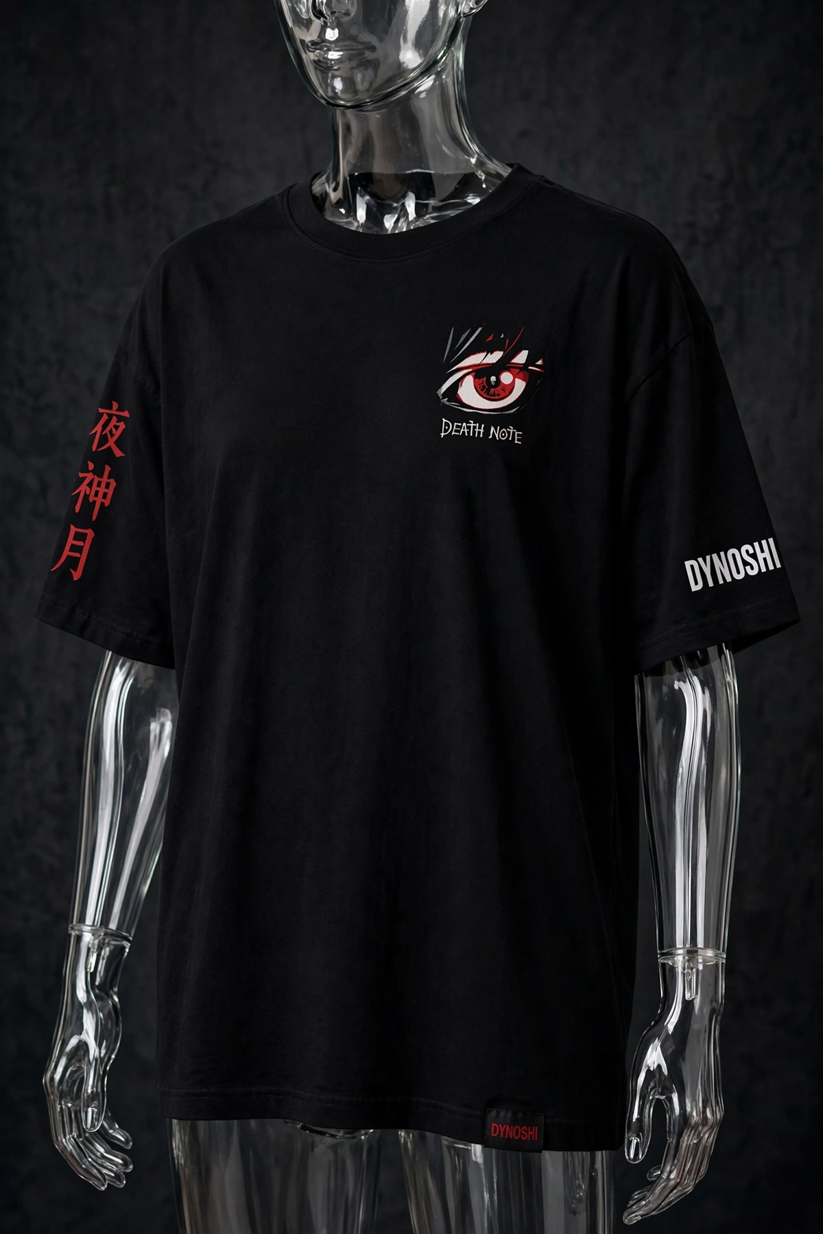 Light Yagami - Calculating Genius Portrait - Premium Oversized Anime T-Shirt - DYNOSHI