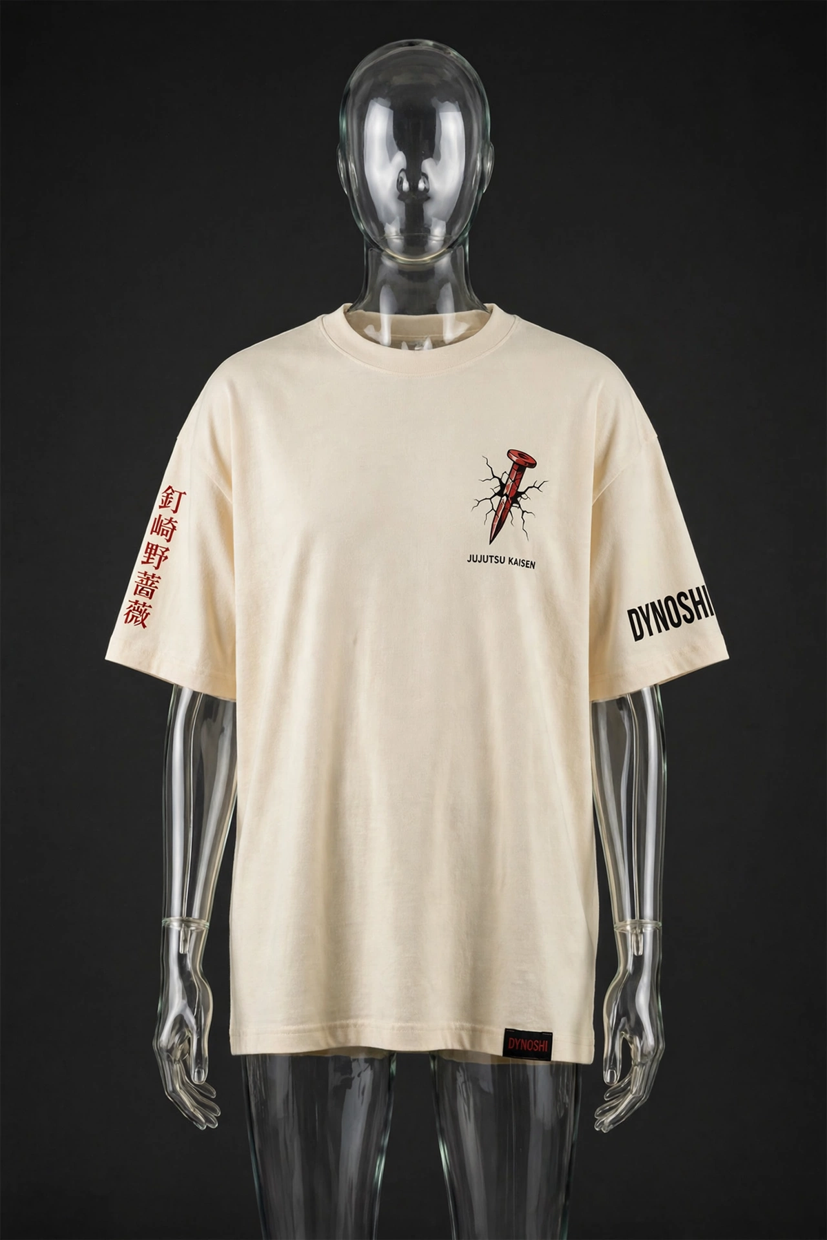 Nobara Kugisaki - Black Flash Strike - Premium Oversized Anime T-Shirt - DYNOSHI