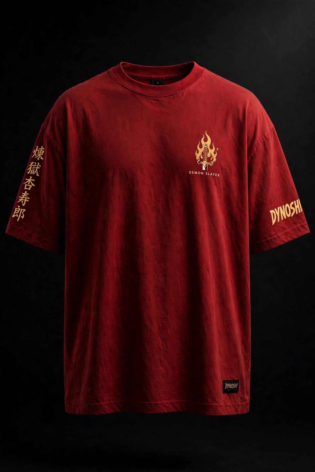 Kyojuro Rengoku - Premium Oversized Anime T-Shirt - DYNOSHI