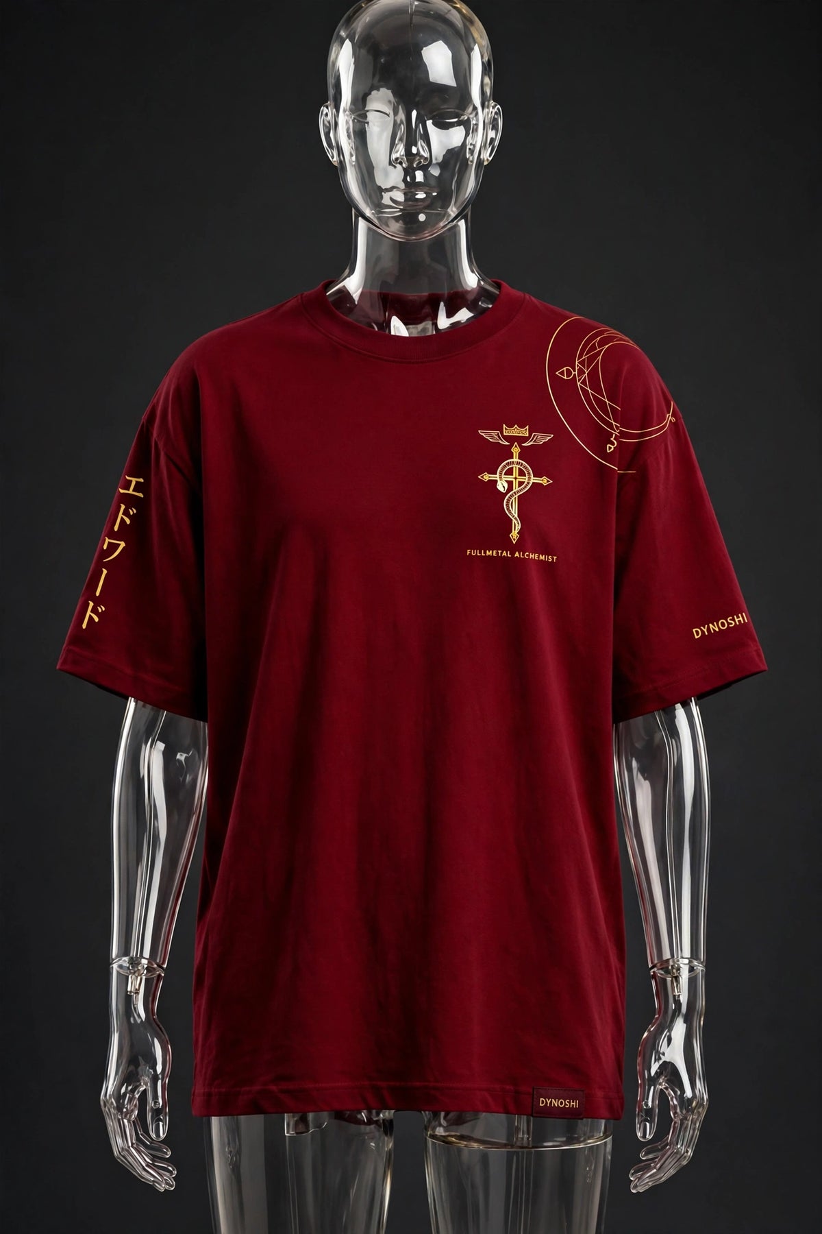 Edward Elric - Gate of Truth - Premium Oversized Anime T-Shirt - DYNOSHI
