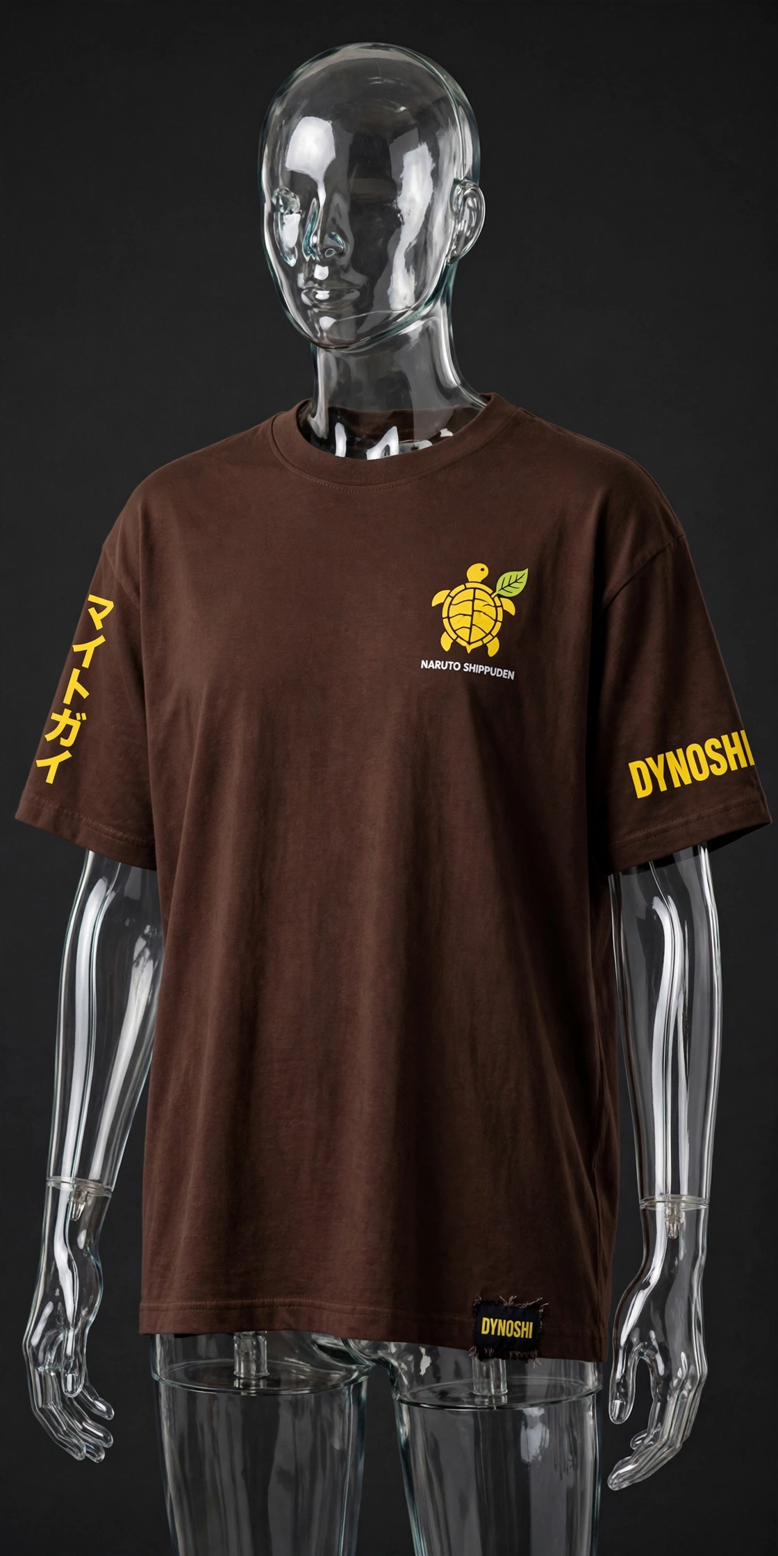 Might Guy - Youthful Confidence Portrait - Premium Oversized Anime T-Shirt - DYNOSHI