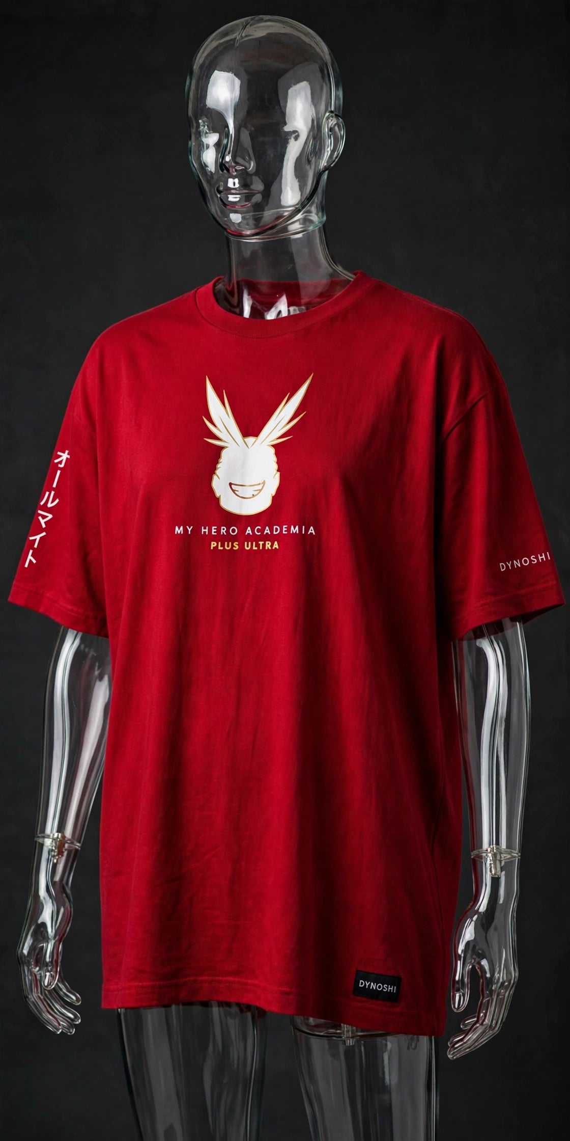 All Might - Plus Ultra Mantra - Premium Oversized Anime T-Shirt - DYNOSHI