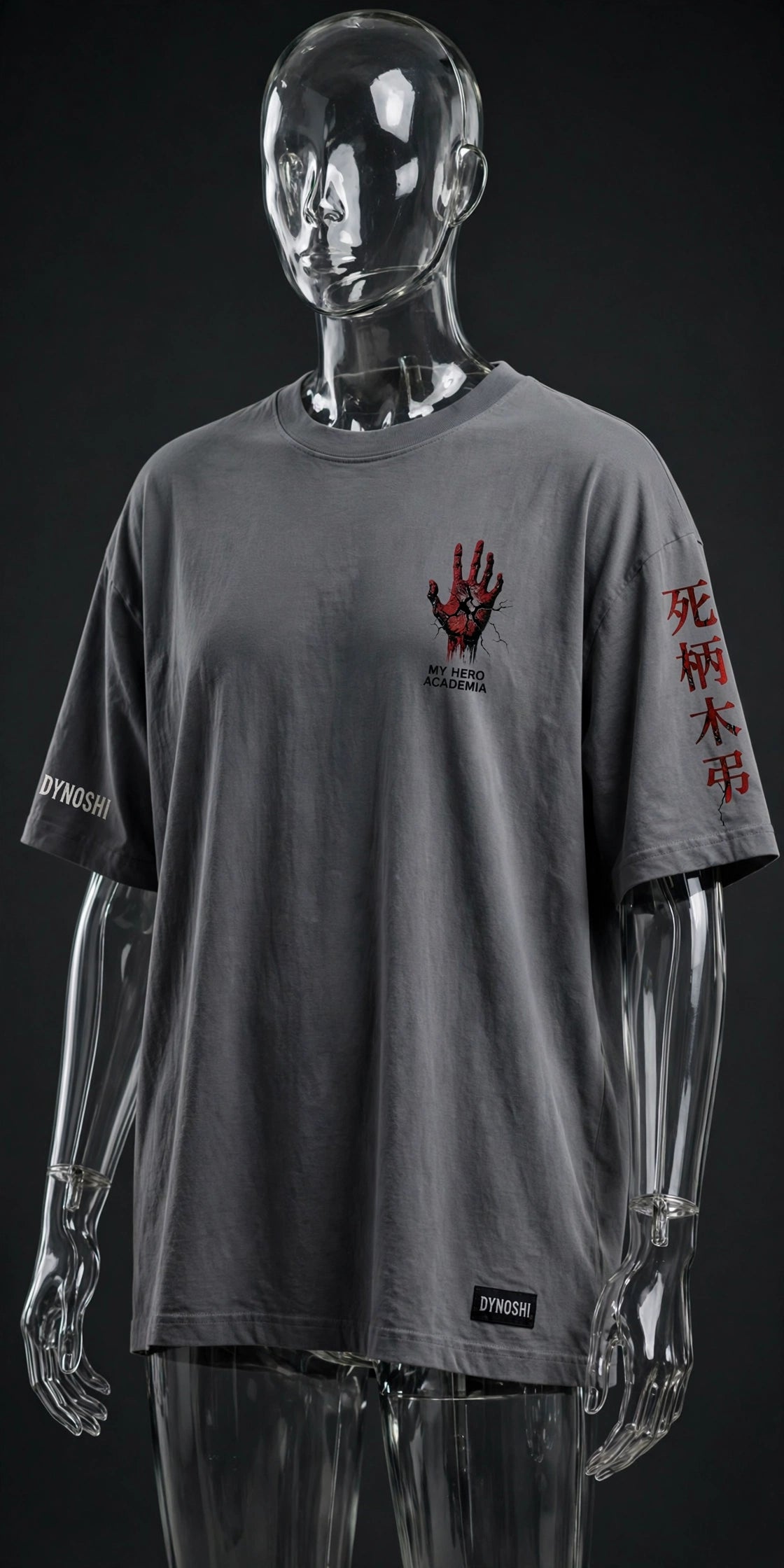 Tomura Shigaraki - Decay Hand Crest - Premium Oversized Anime T-Shirt - DYNOSHI