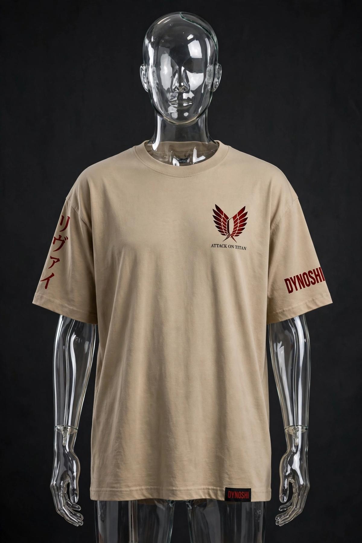 Levi Ackerman - Dual Blade Arsenal - Premium Oversized Anime T-Shirt - DYNOSHI