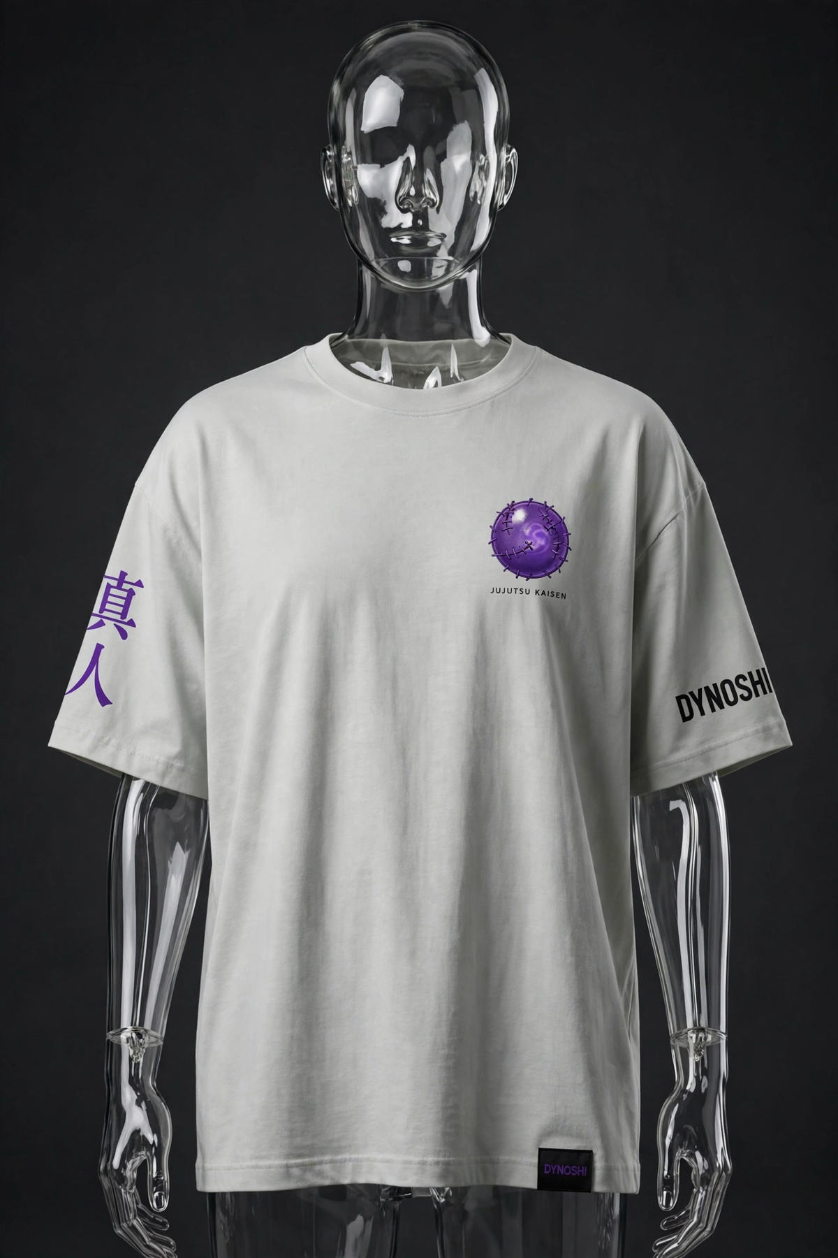 Mahito - Stitched Soul Orb - Premium Oversized Anime T-Shirt - DYNOSHI