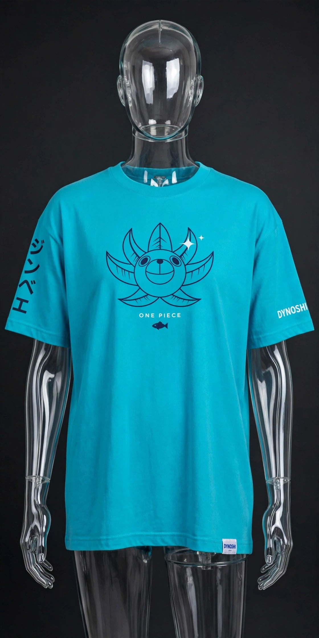 Jinbe - Whale-Shark Portrait - Premium Oversized Anime T-Shirt - DYNOSHI
