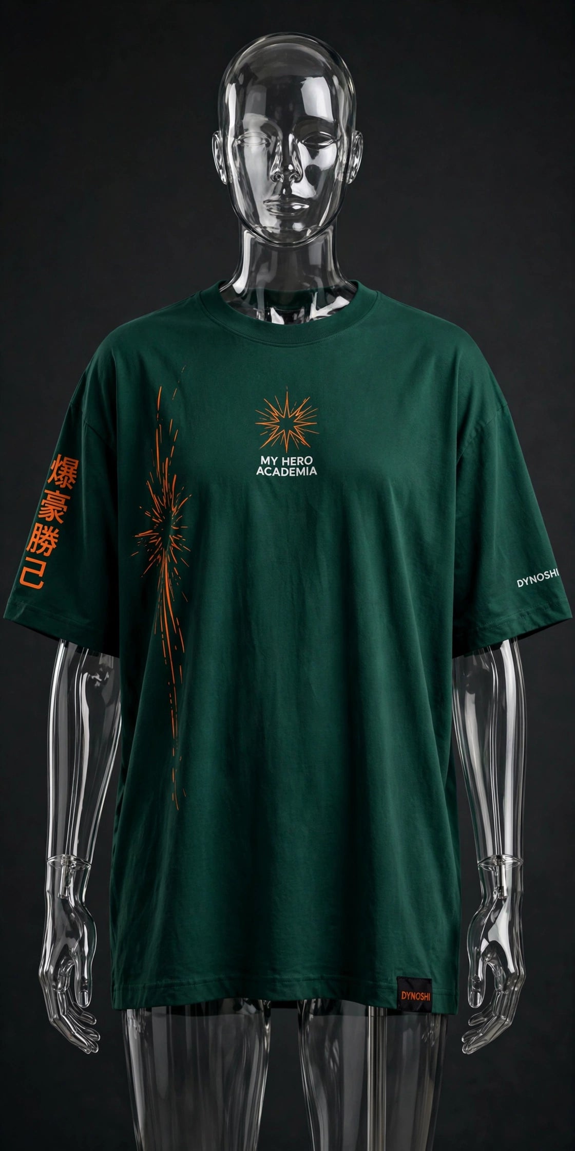 Katsuki Bakugo - Blast Leap Stance - Premium Oversized Anime T-Shirt - DYNOSHI